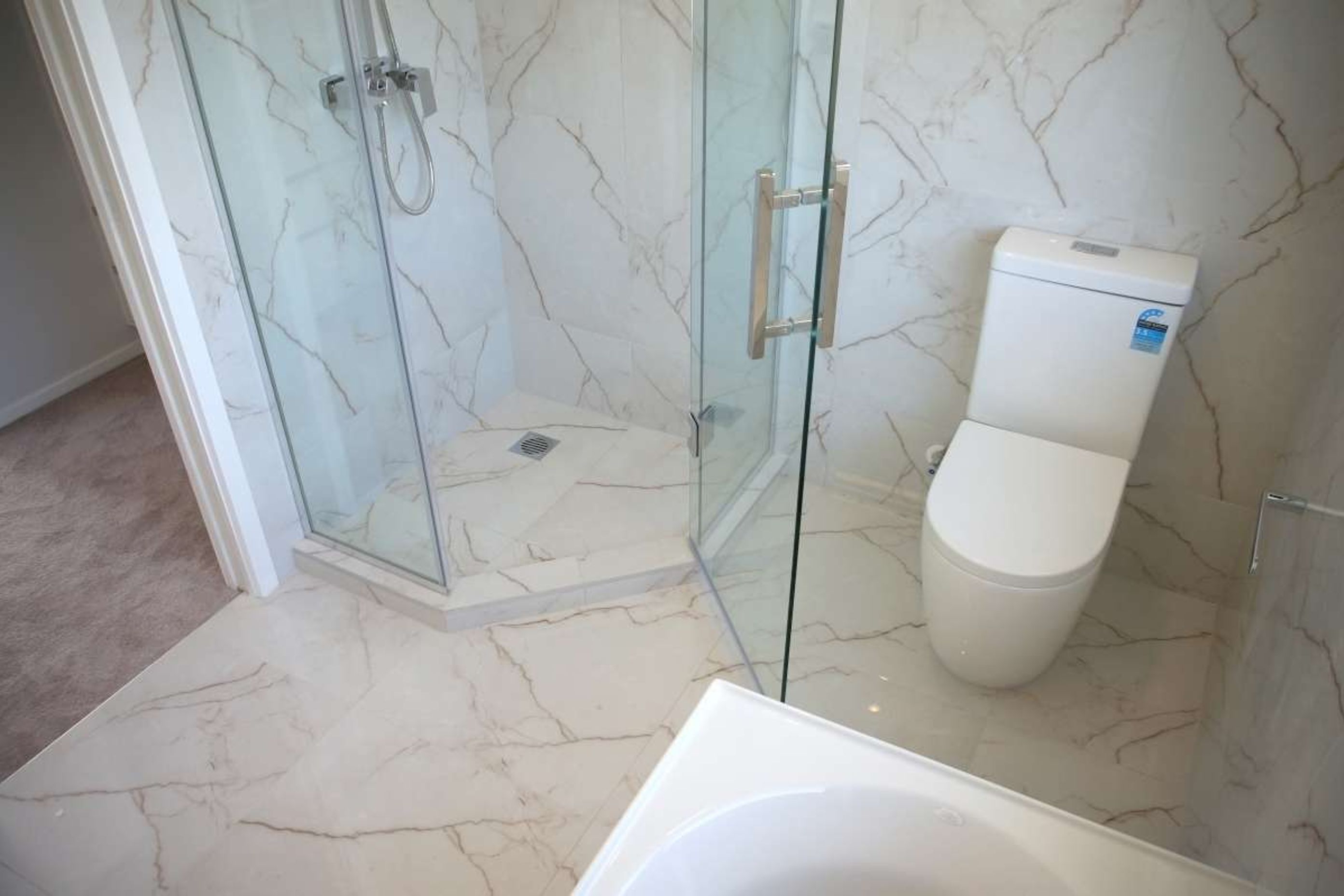 Corner Glass shower in Avondale