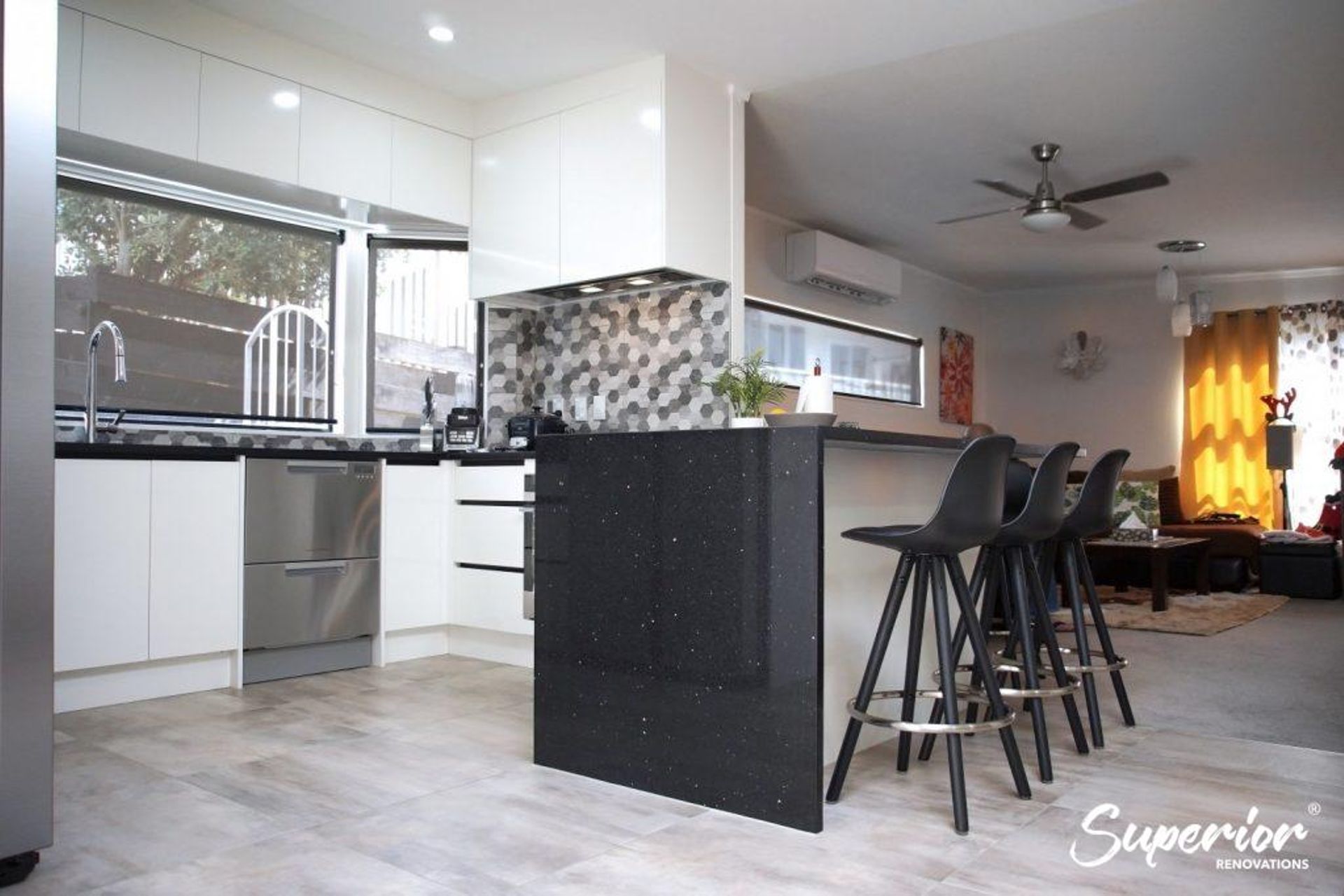 Tiled Flooring kitchen Renovation in Bucklands Beach