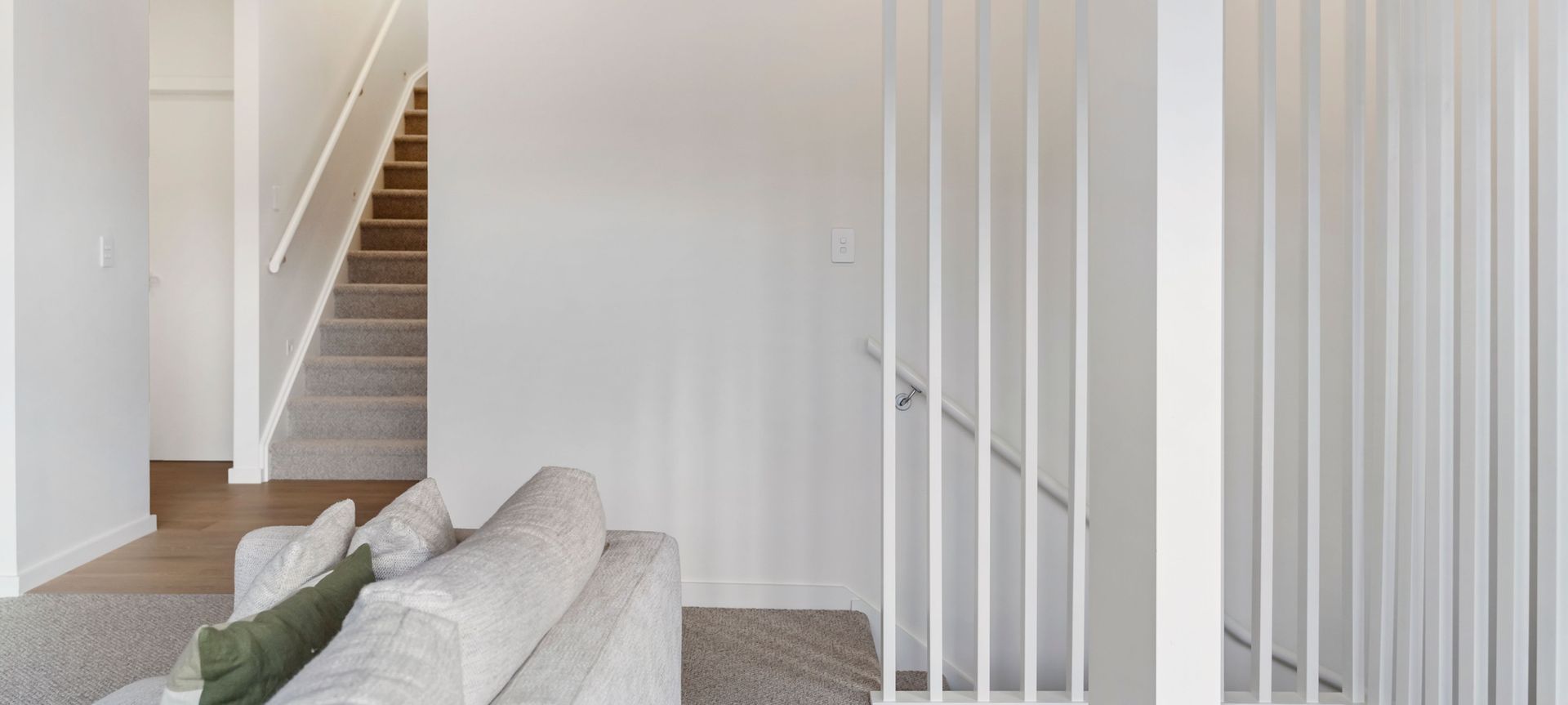 A newly-renovated home interior