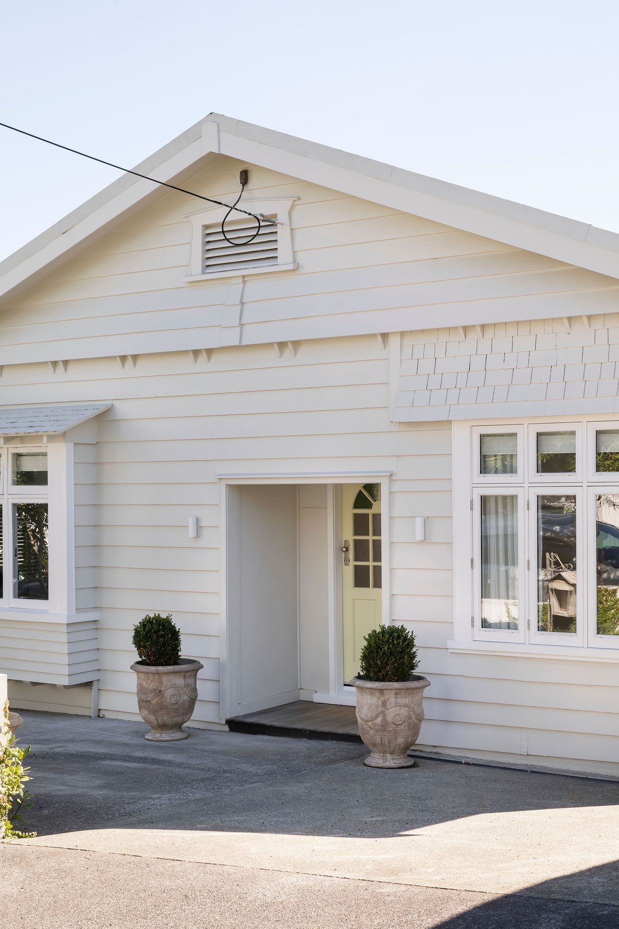 The Grey Lynn villa's original façade has been lovingly preserved. Photo: David Straight