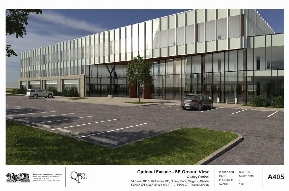 Quarry Park facade option - Rendered using V-Ray for SketchUp.