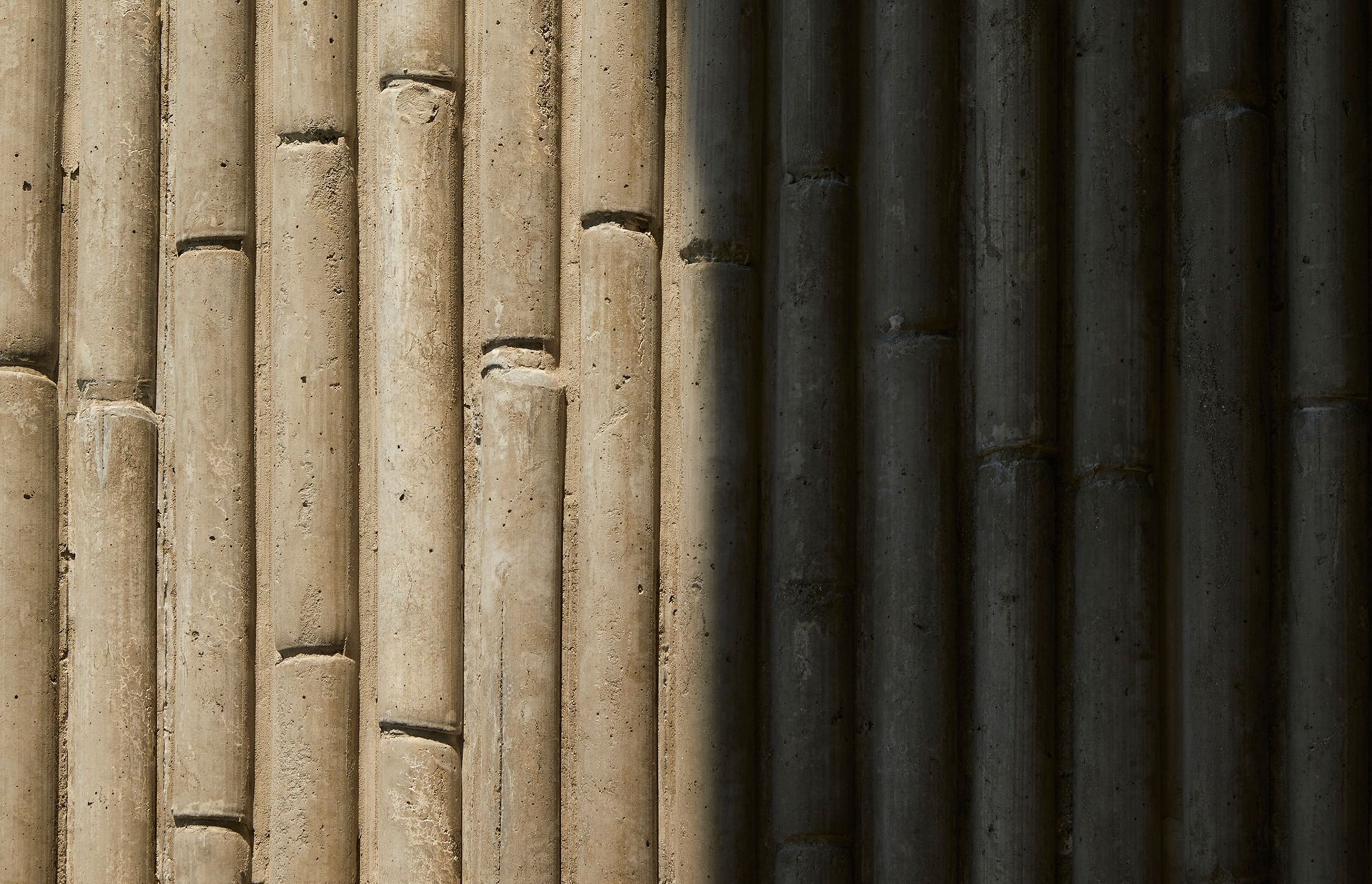 Lin House: how to build an innovative concrete wall with bamboo