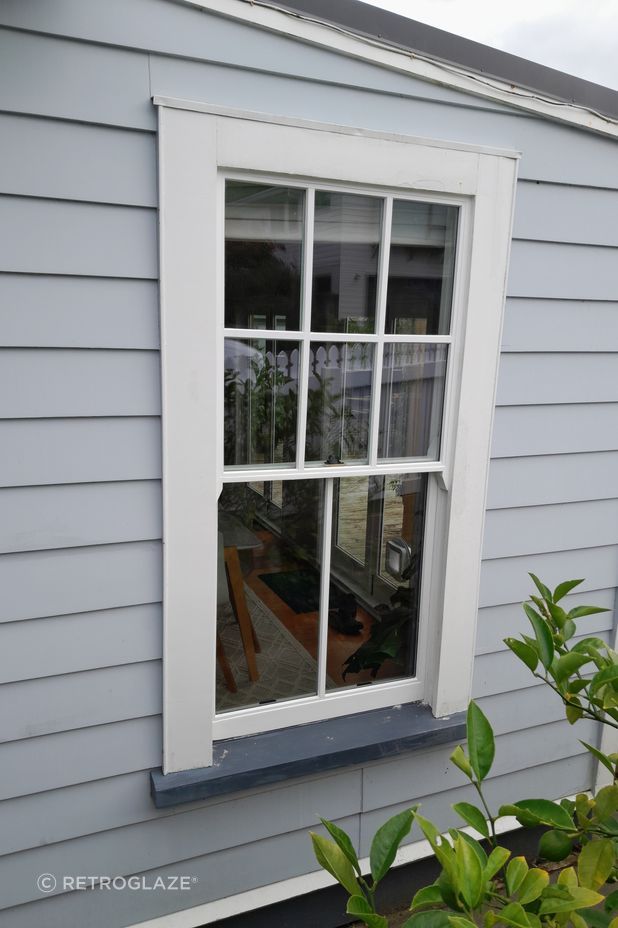 Traditional window styles such as these double hung windows can be retained and last for many years to come with Timber Retrofit.