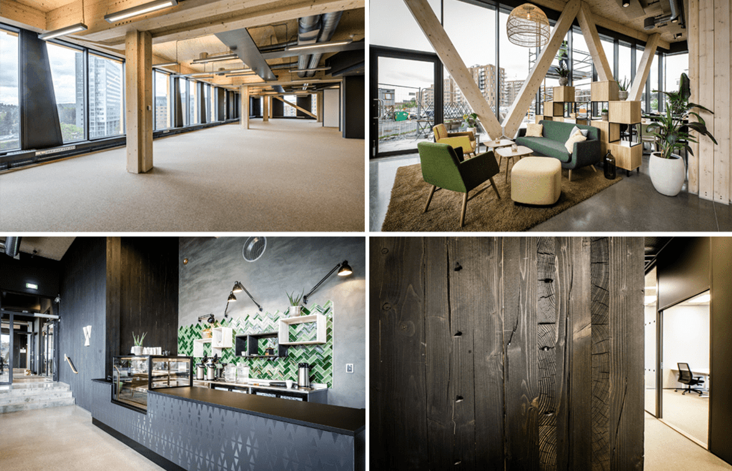 Interiors at the Valle Wood project