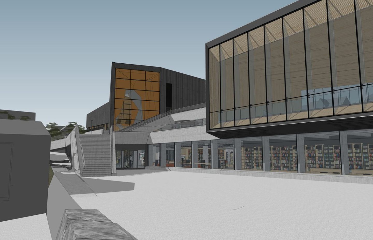 SketchUp Model of the Arena Ulstein project