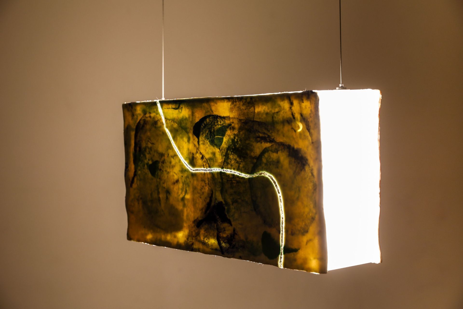 Dyadic Float. Porcelain, perspex box and Kintsugi gold leaf repair | Photography by Jorge de Araujo, Artificial Studios