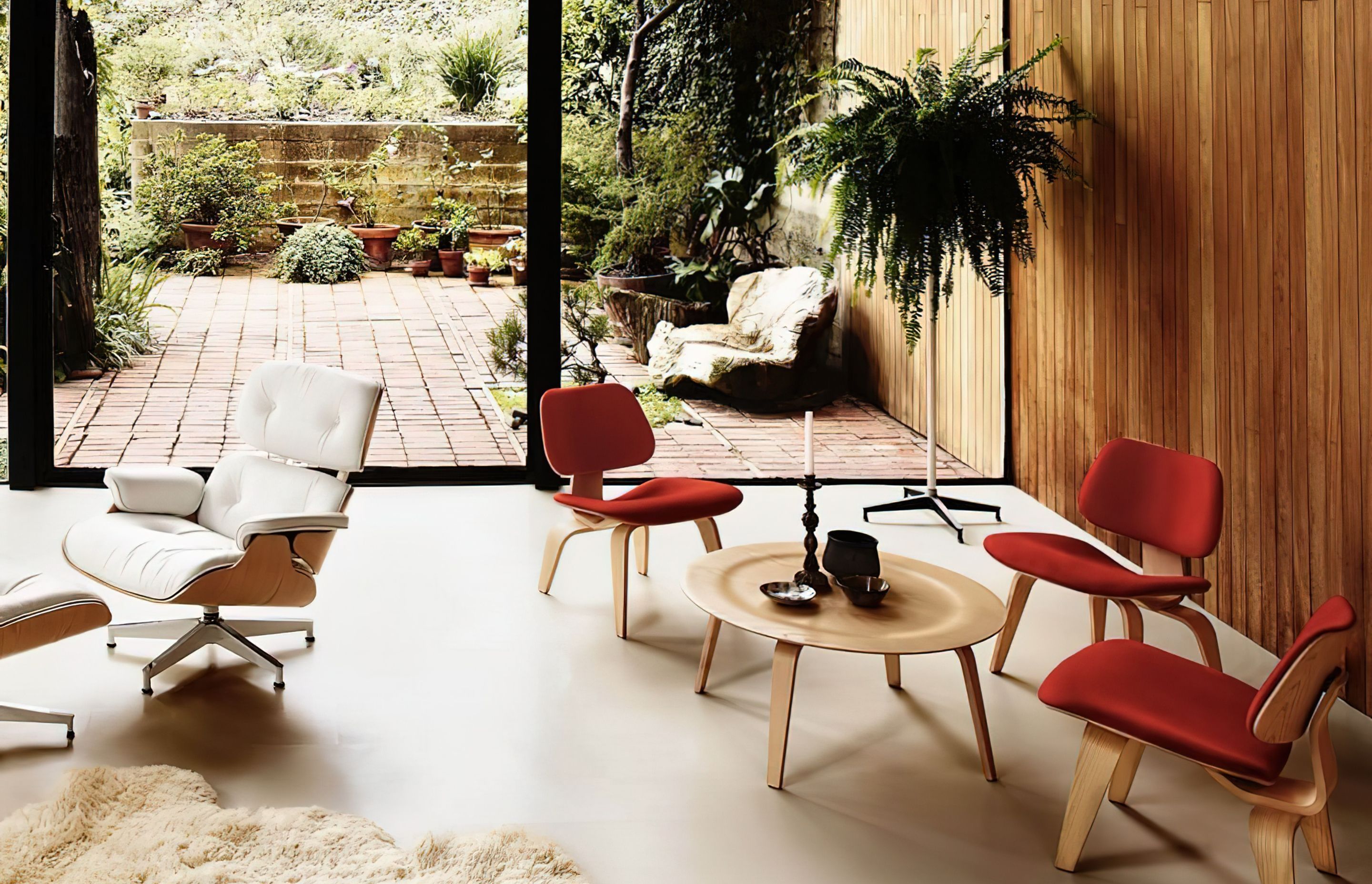 Both Images by © Herman Miller, Inc.(hermanmiller.com/en_lac/products/seating/side-chairs/eames-molded-plywood-chairs/)