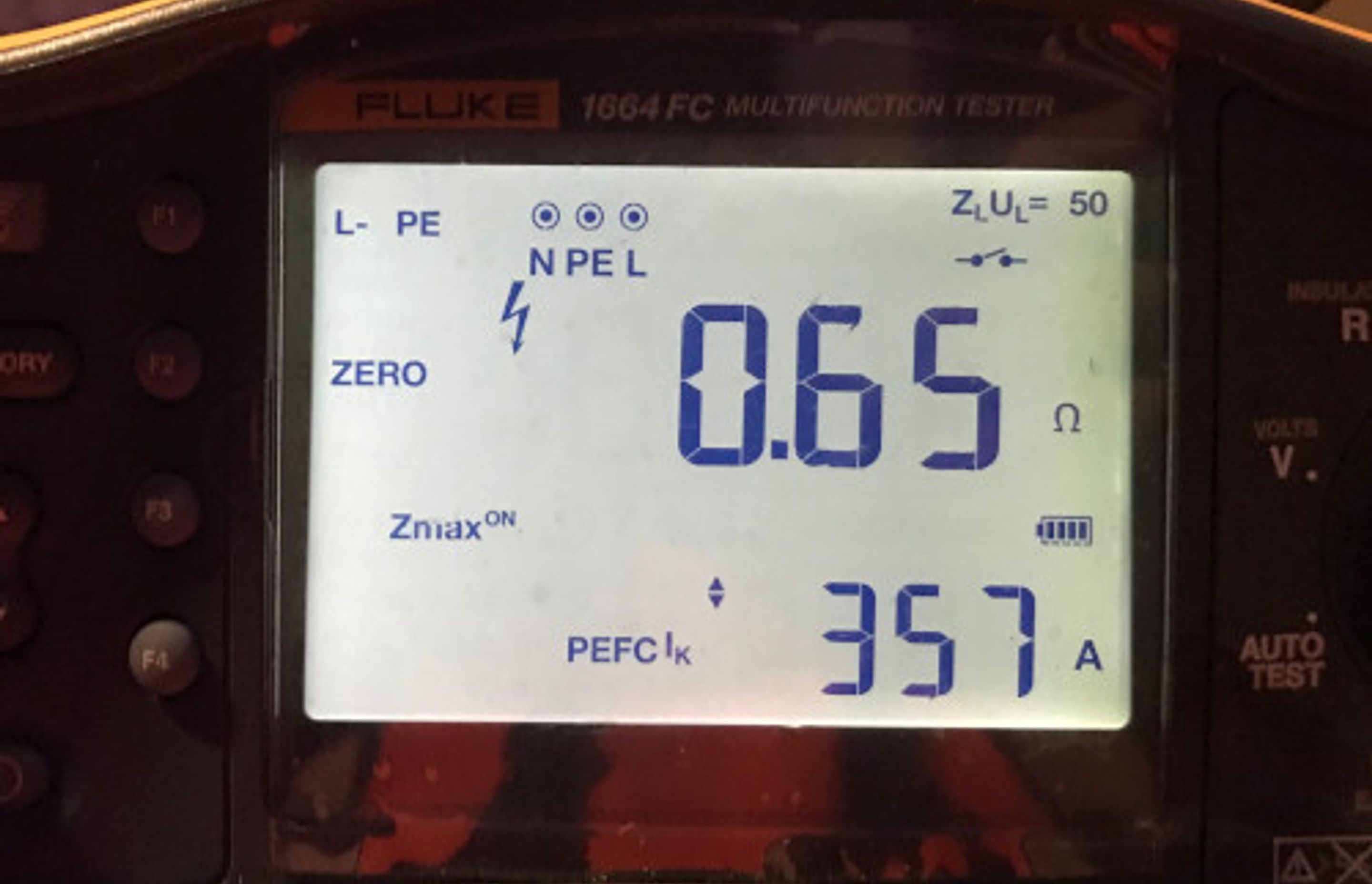 Earth Fault Loop Impedance testing at Otahuhu