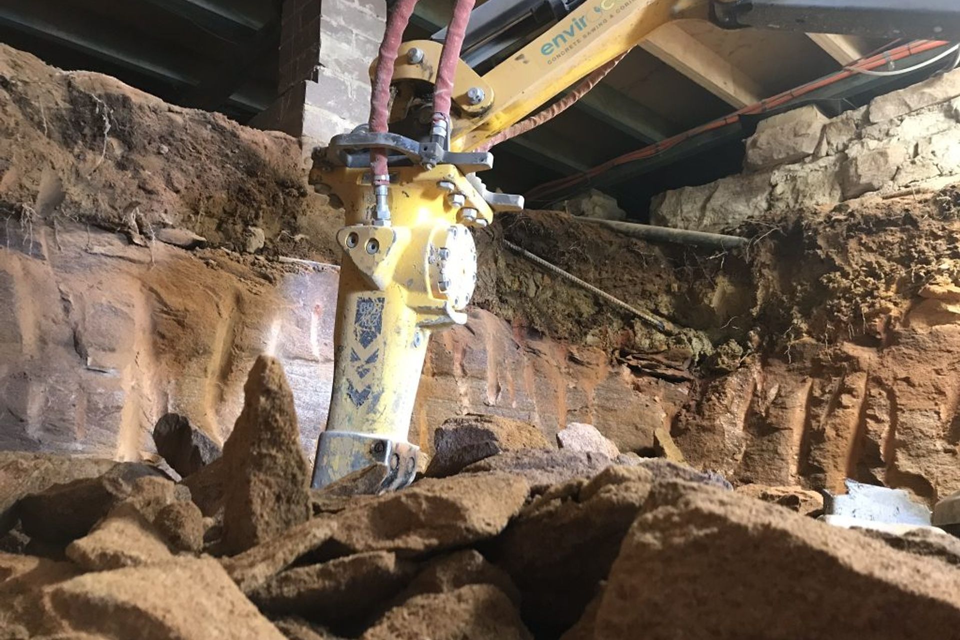 Excavating the cellar in the house in Balmain. Image Jamie Zarzycki