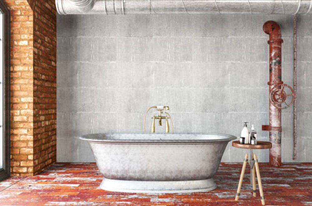 Example of exposed pipes and hardware | Photo Credit - iStock