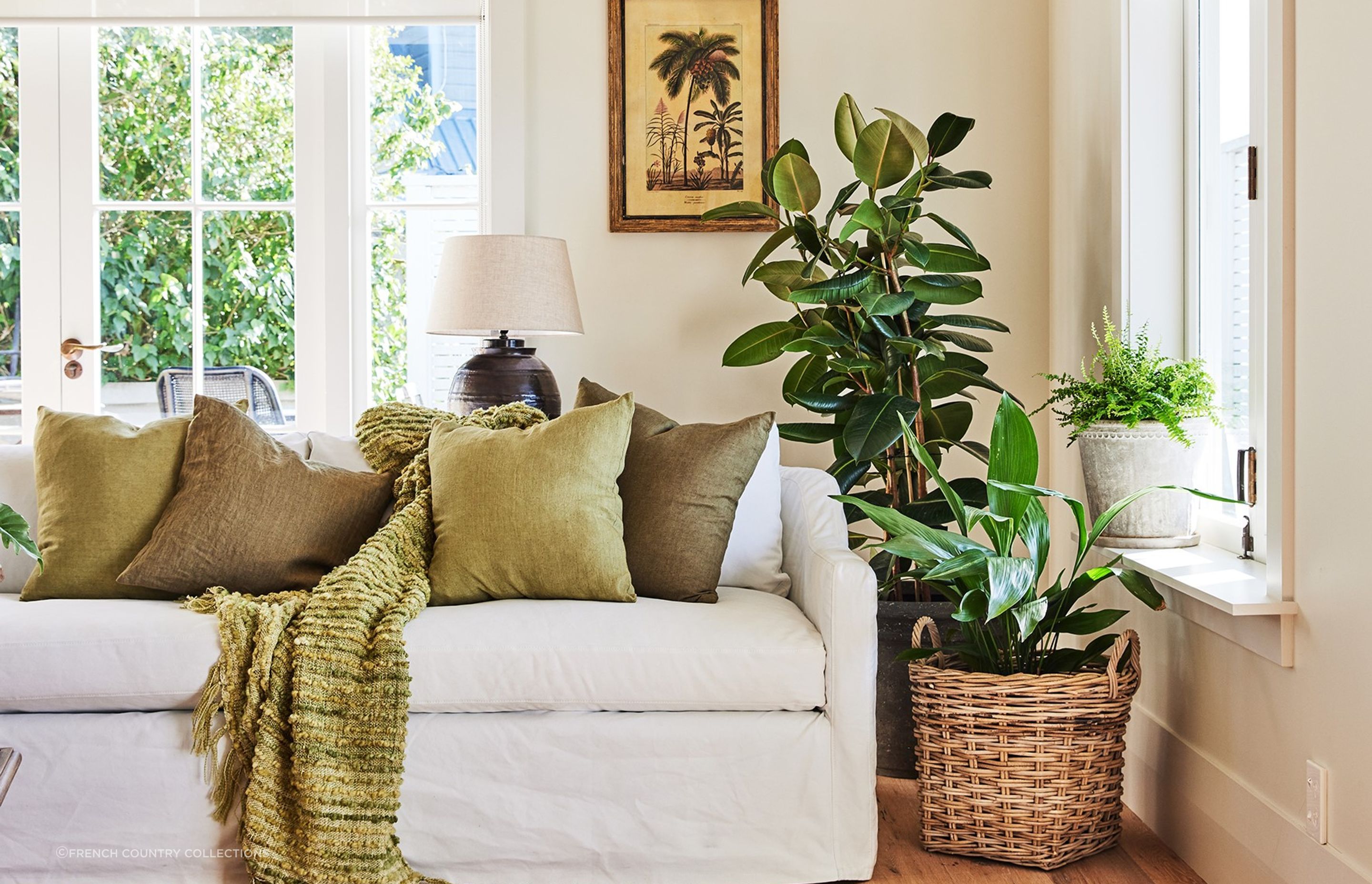 Neutral coloured pieces like this exquisite Dume Sofa are a great complement to highlight textures and accents in a space