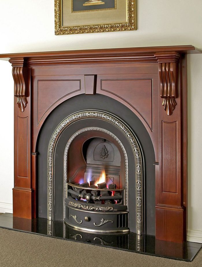 Gas fireplaces, such as the Federation 300 Gas Burner, are well suited to traditional and heritage homes.