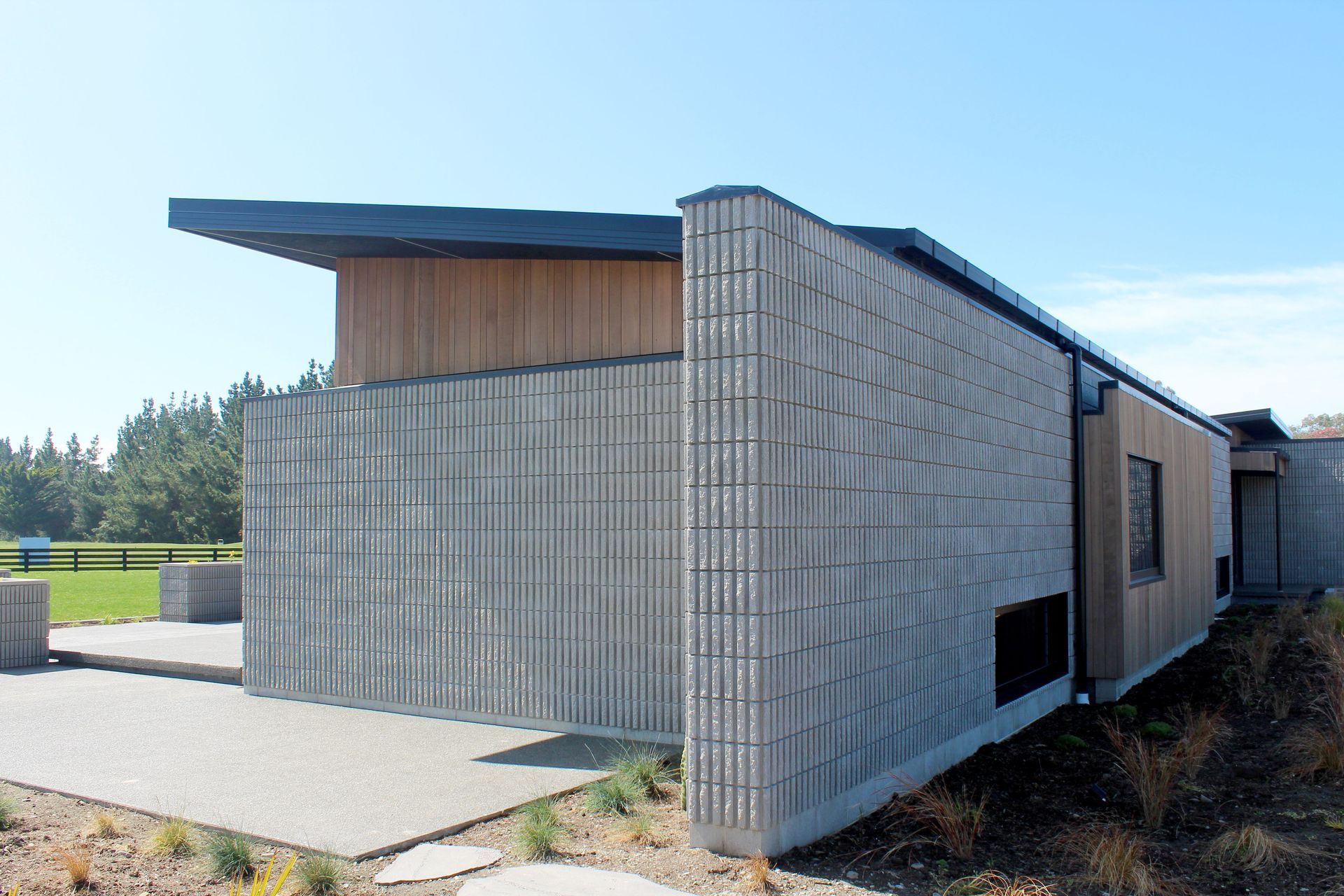 Fluted masonry blocks by ViBlock