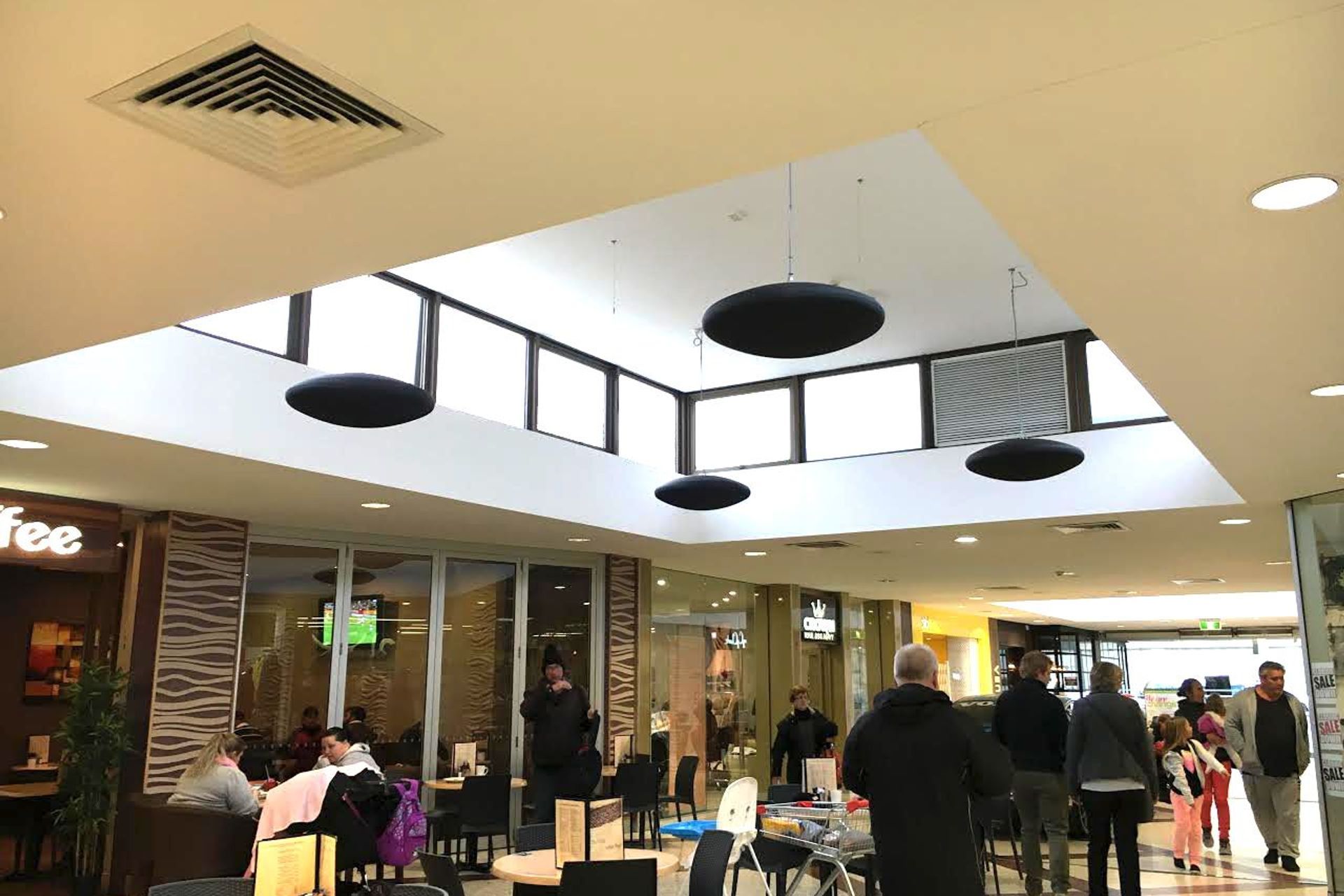 In commercial and industrial applications where the floor area needs to remain clutter free for ease of movement a range of ceiling-mounted options are available.