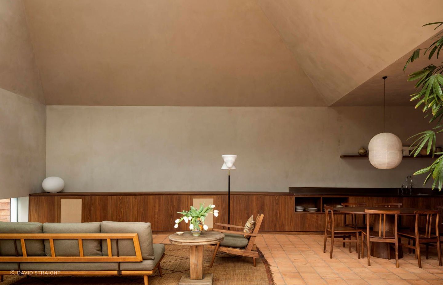 Rockcote Otsumigaki Japanese Clay/Lime Finishes from Resene Construction Systems used in the Super Taper project by Jack McKinney Architects.