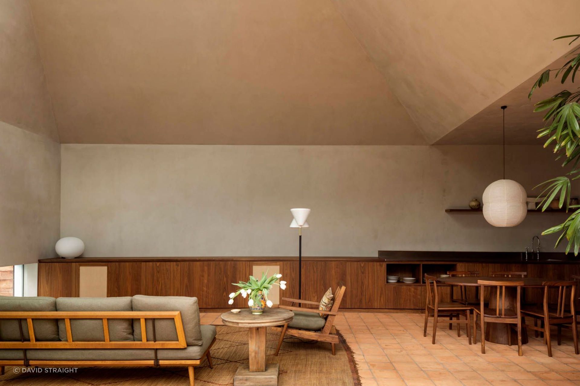 Rockcote Otsumigaki Japanese Clay/Lime Finishes from Resene Construction Systems used in the Super Taper project by Jack McKinney Architects.
