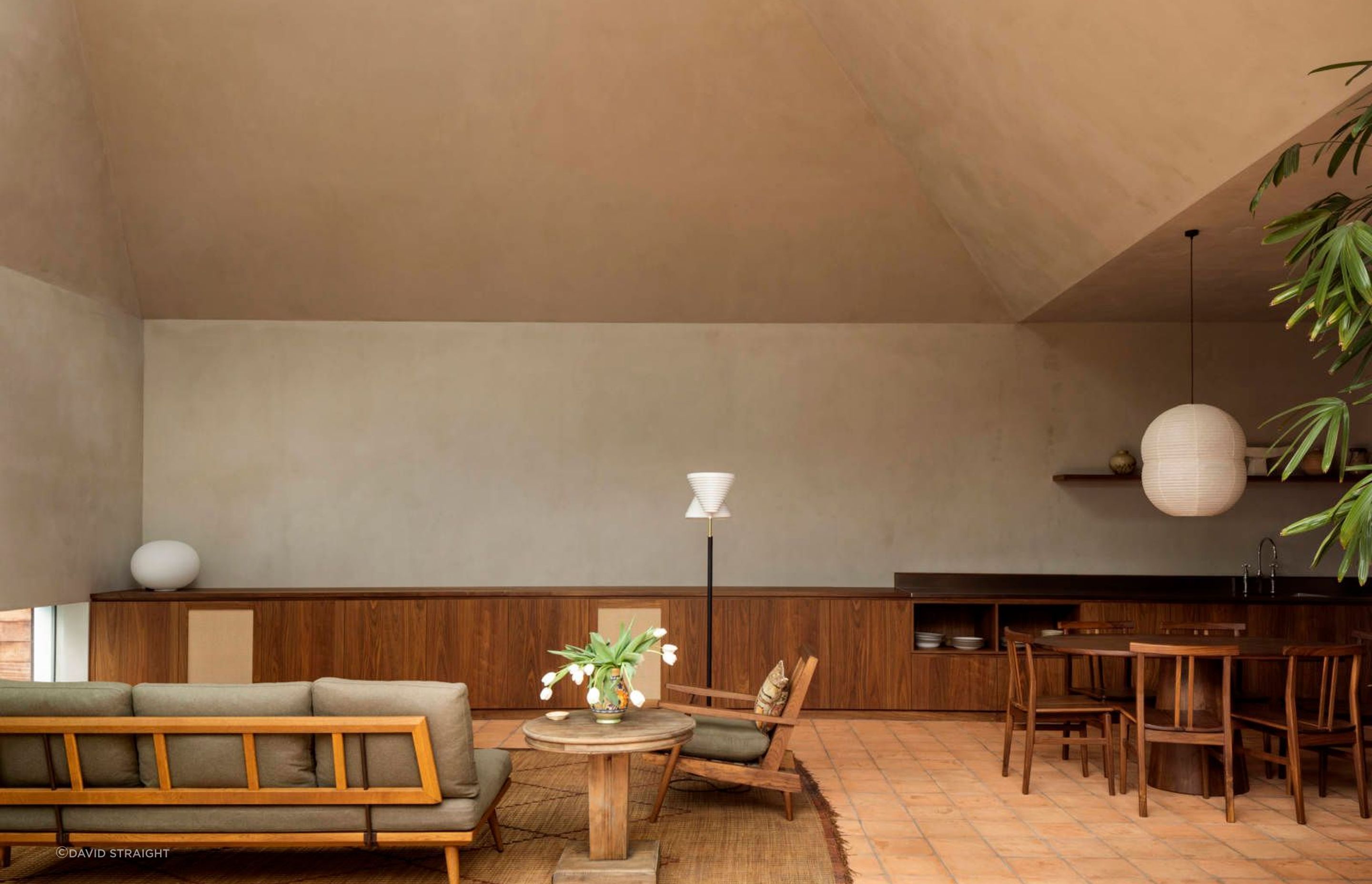 Rockcote Otsumigaki Japanese Clay/Lime Finishes from Resene Construction Systems used in the Super Taper project by Jack McKinney Architects.