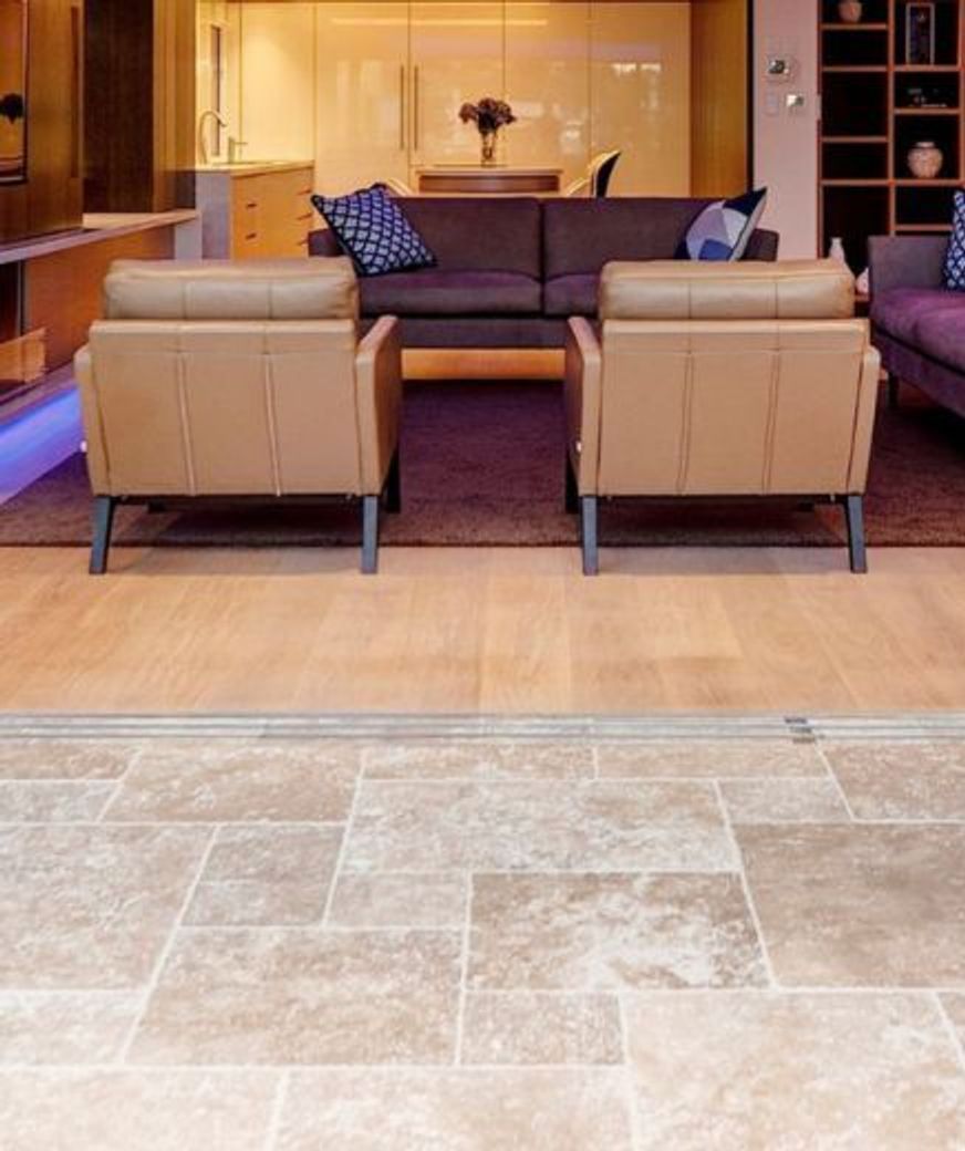 DOM Design | Travertine French Patterned Tumbled