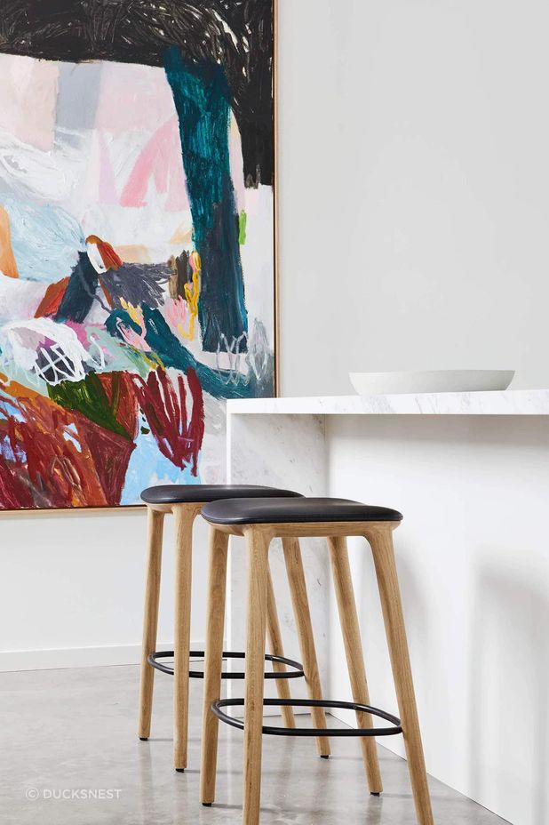 Bar stools can be a nice alternative to traditional dining room chairs.