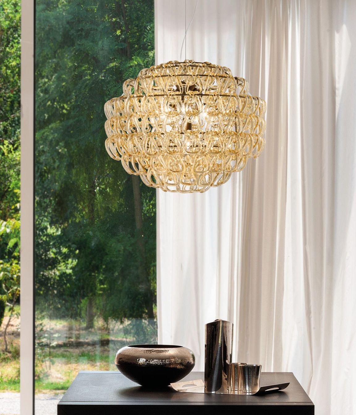 Giogali, a best seller for Vistosi since 1967. Designed by a master of Italian design, Angelo Mangiarotti.