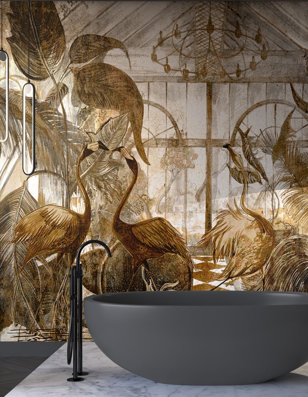 The murals are completely customisable to fit the requirements of your room.