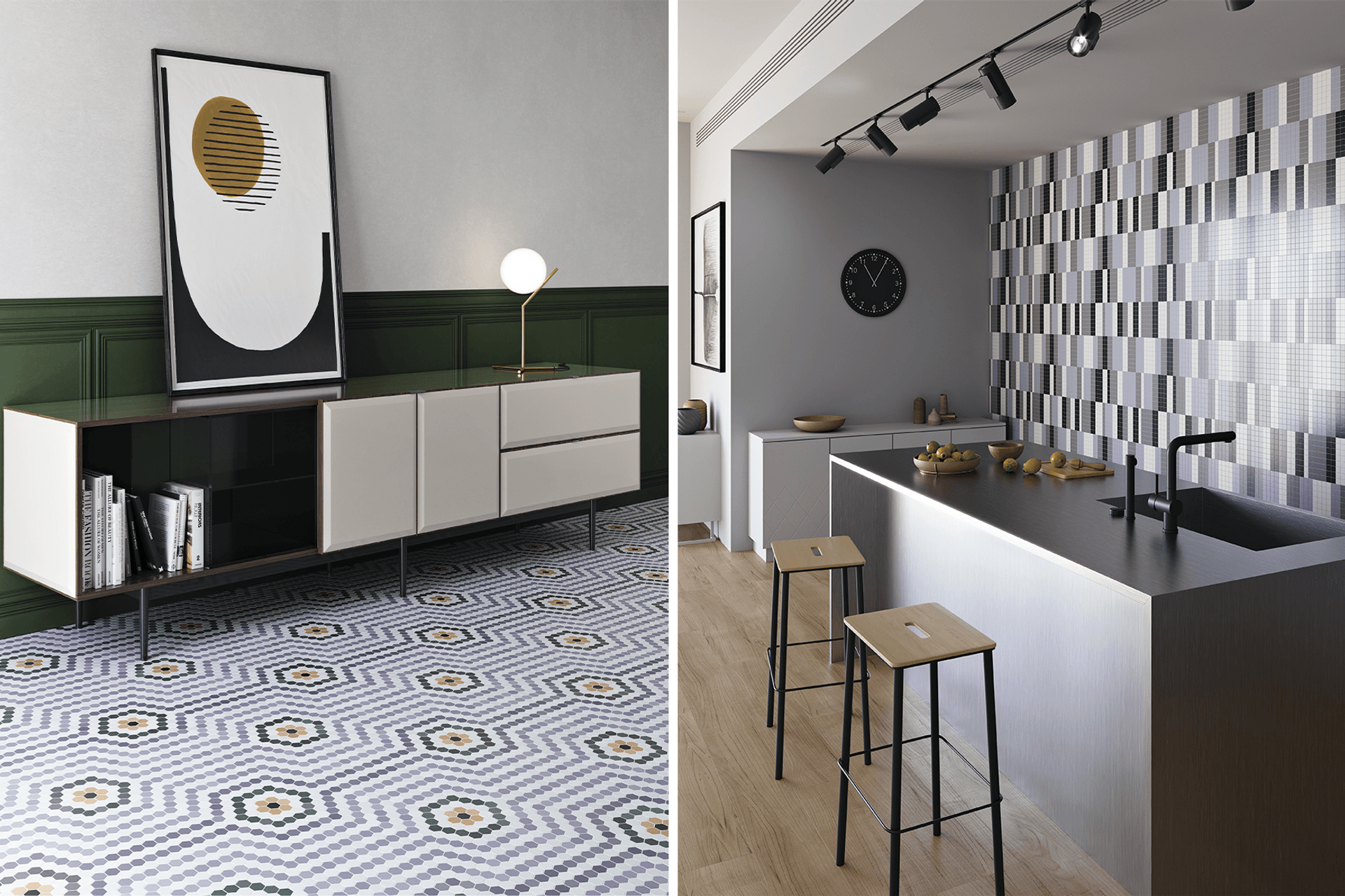 With Onix's Mosaic Creator you can create custom floor, wall and facade mosaics for your home.