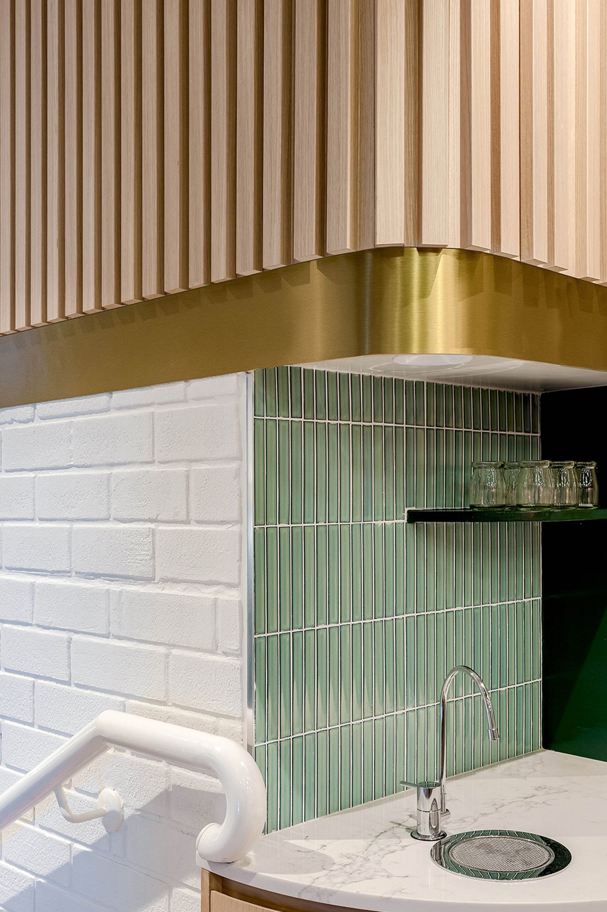 Gram Café & Pancakes with Modulo Panel wall paneling