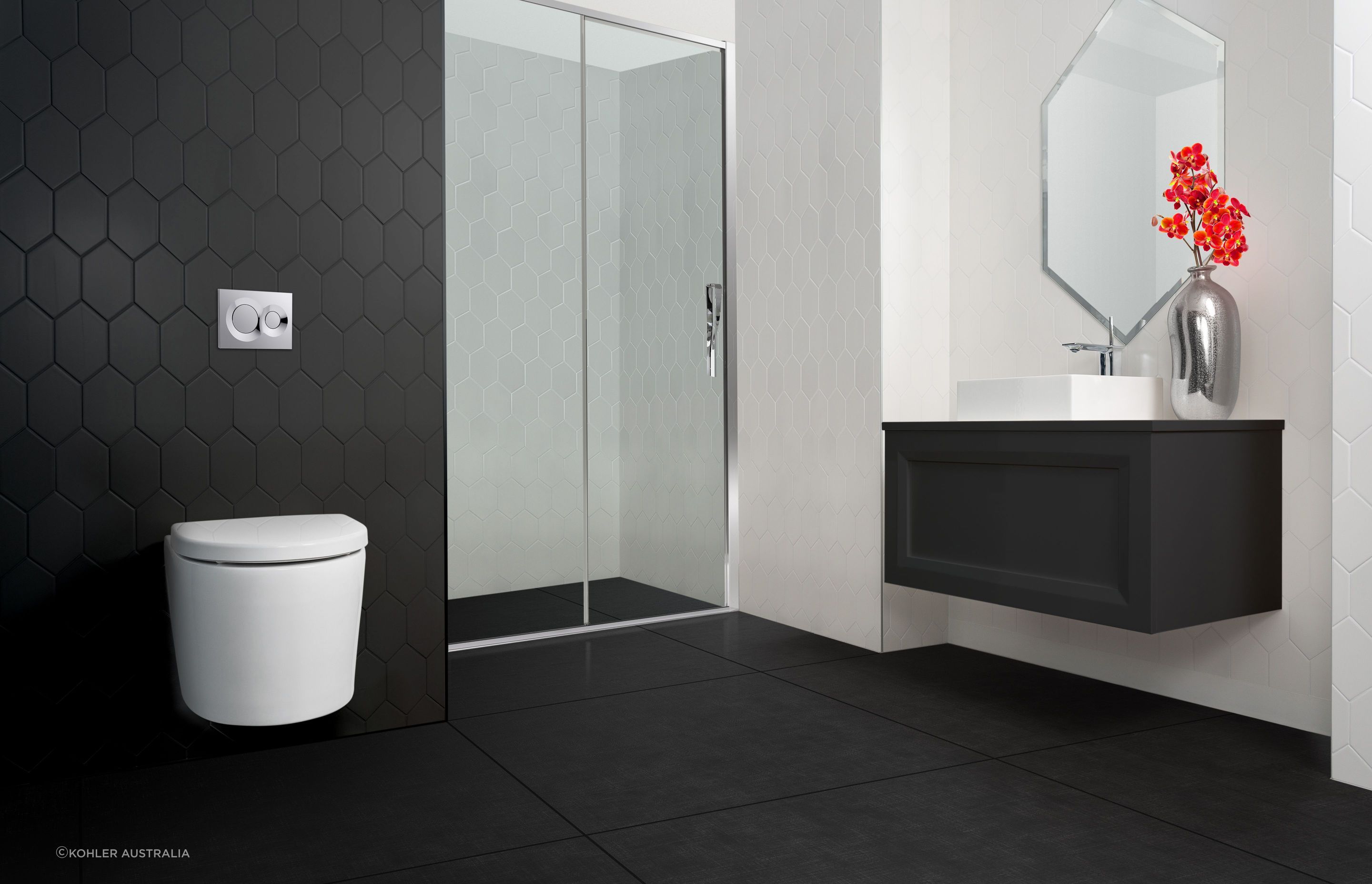 The Grande Wall Hung Toilet is a sophisticated addition to the modern home