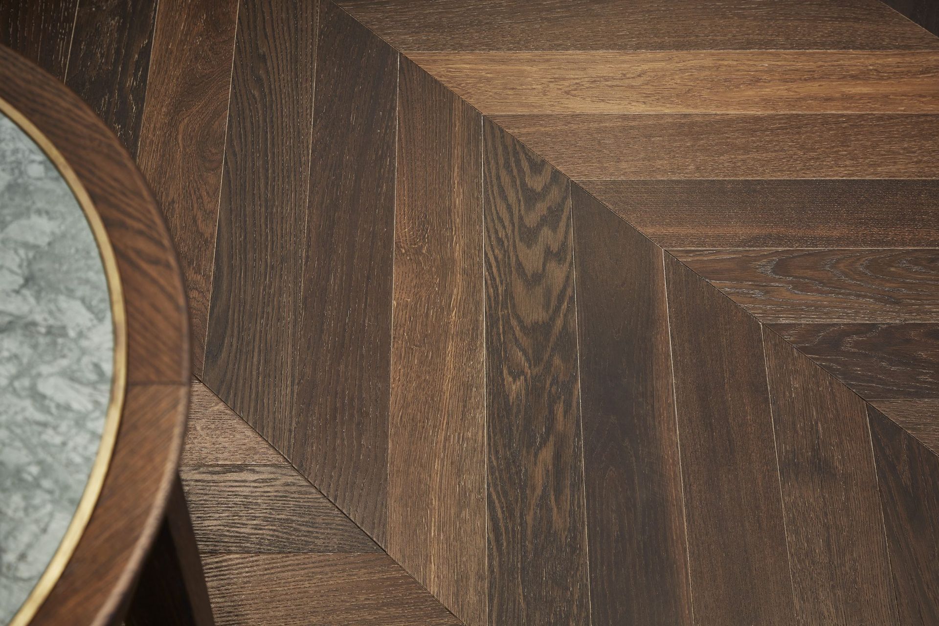 Chevron wood flooring – Notte Chevron Italian Collection