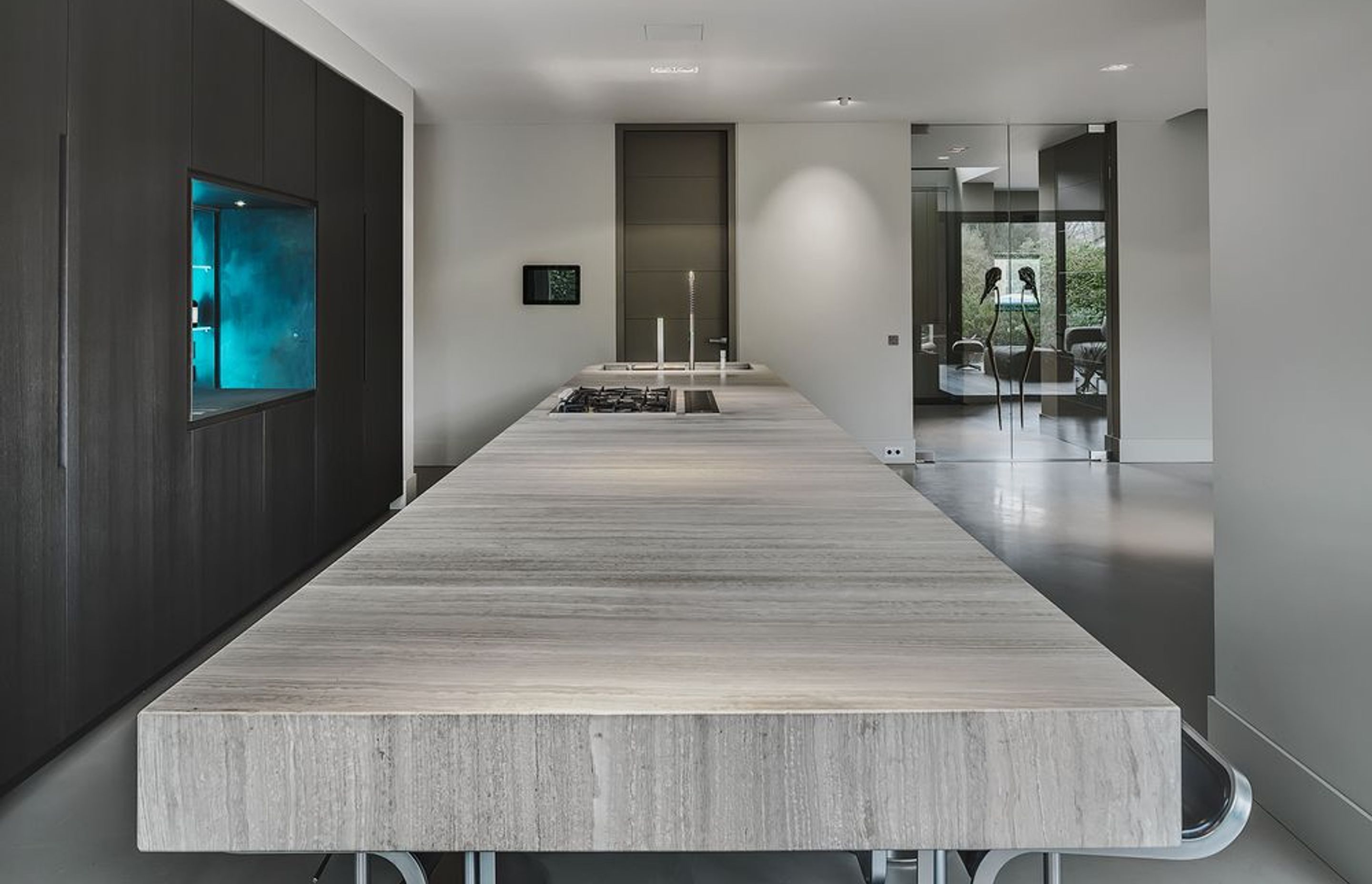 Grey Oak Marble natural stone benchtop from Designsource
