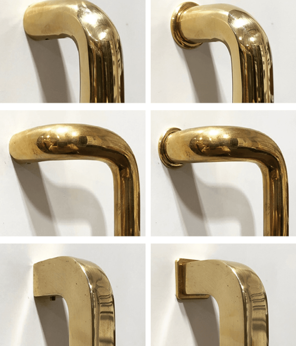 The new door pulls can be mounted to sit flush with the door face or teamed with a low-profile rose.