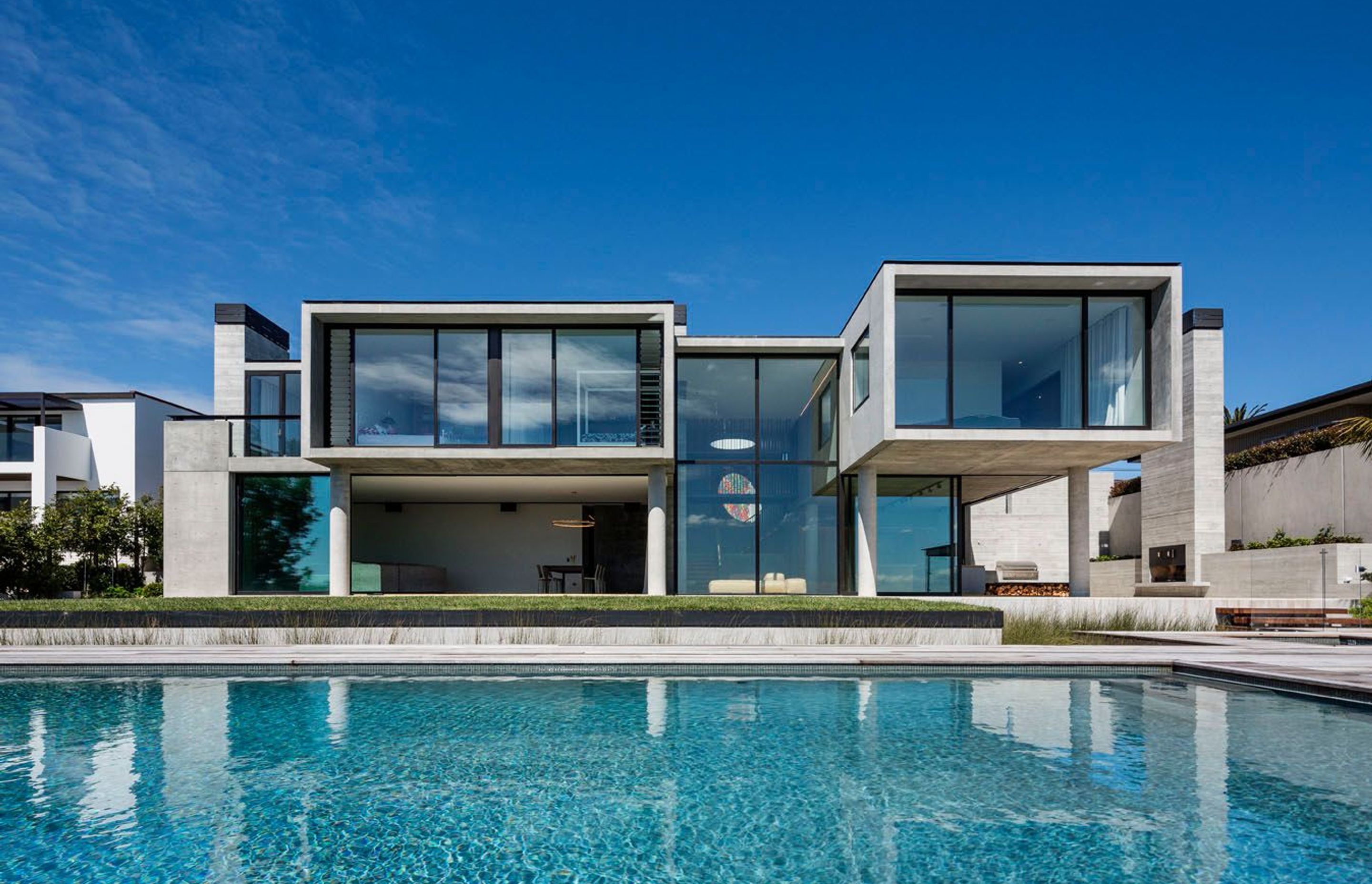 The pool at Hobson Bay House.