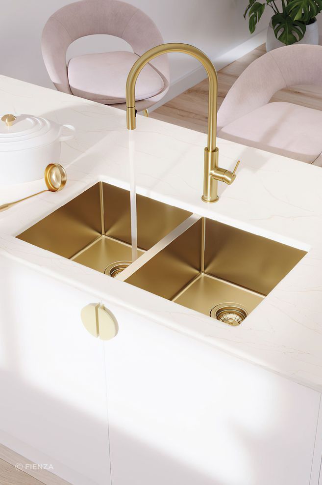One basin can be dedicated to heavy pots, while the other handles lighter dishes.