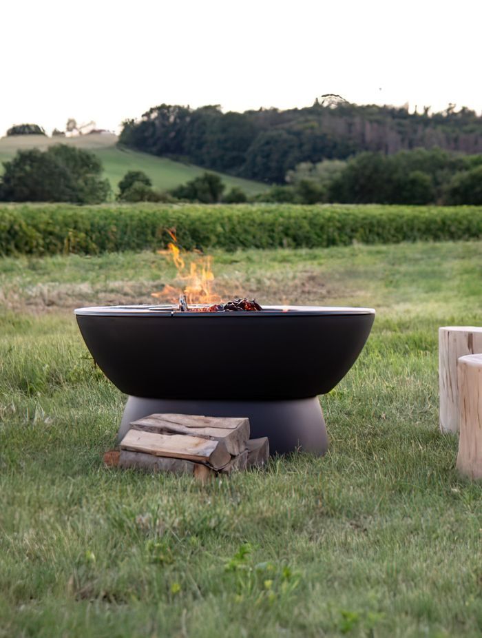 It's hard to beat the allure of a natural flame produced by a wood burning fire pit.