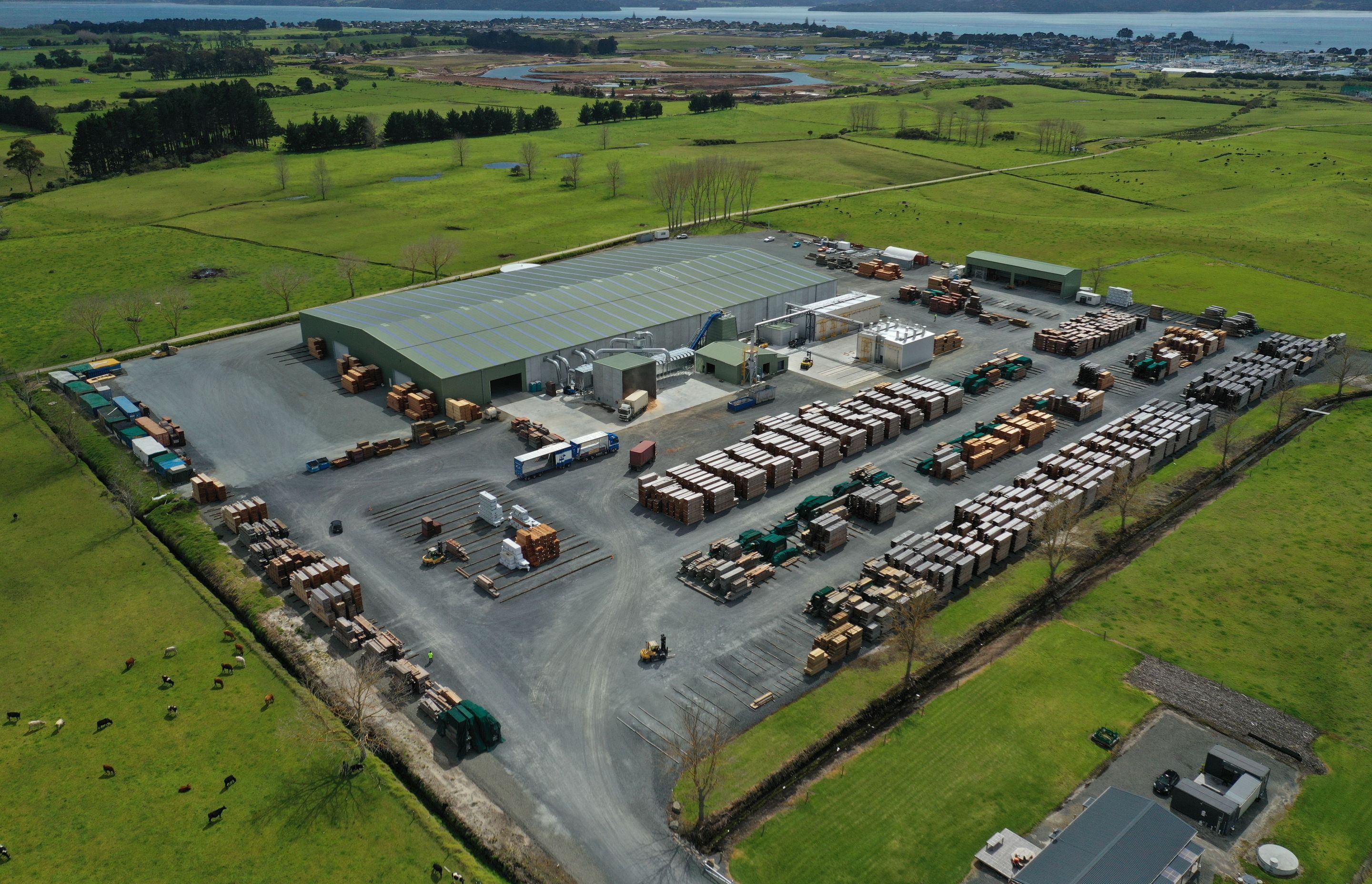 Herman Pacific's new 15,000sqm facility located at Marsden Point. The custom-built building allowed the company to consolidate three or four other sites to expand its capacity and output.