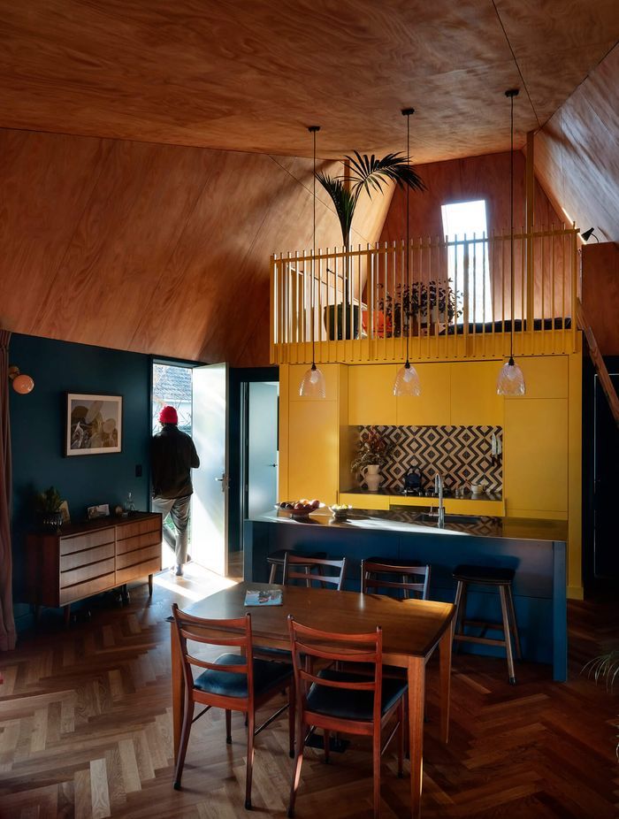 Nicknamed 'the cathedral', the ceiling is impressive in form and craft.