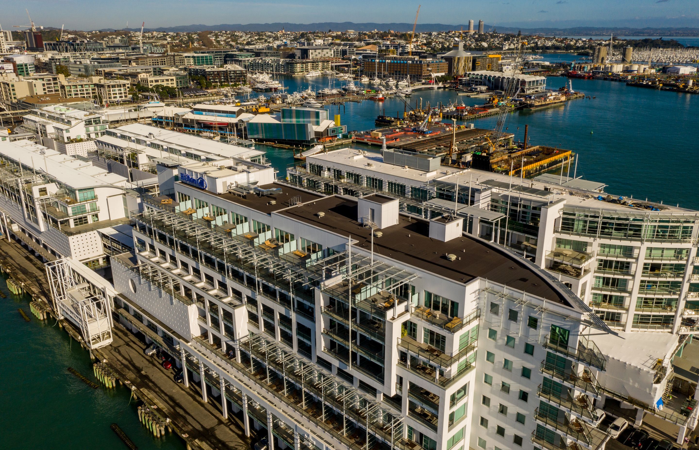 Opened in 2001, the Hilton Hotel is a 187-room, five-star hotel situated at the end of Princes Wharf on Auckland’s waterfront.