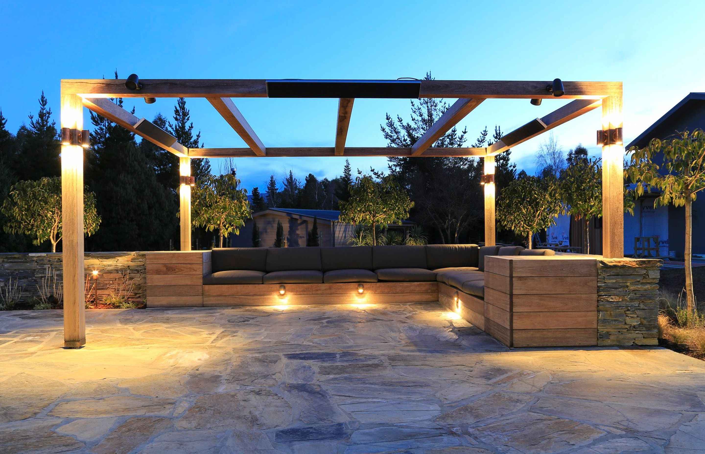 Hunza's lighting products range IP 66 to IP 67, making them ideal for landscape lighting designs.