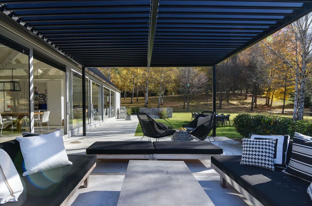 There are several things to consider when implementing an outdoor room.