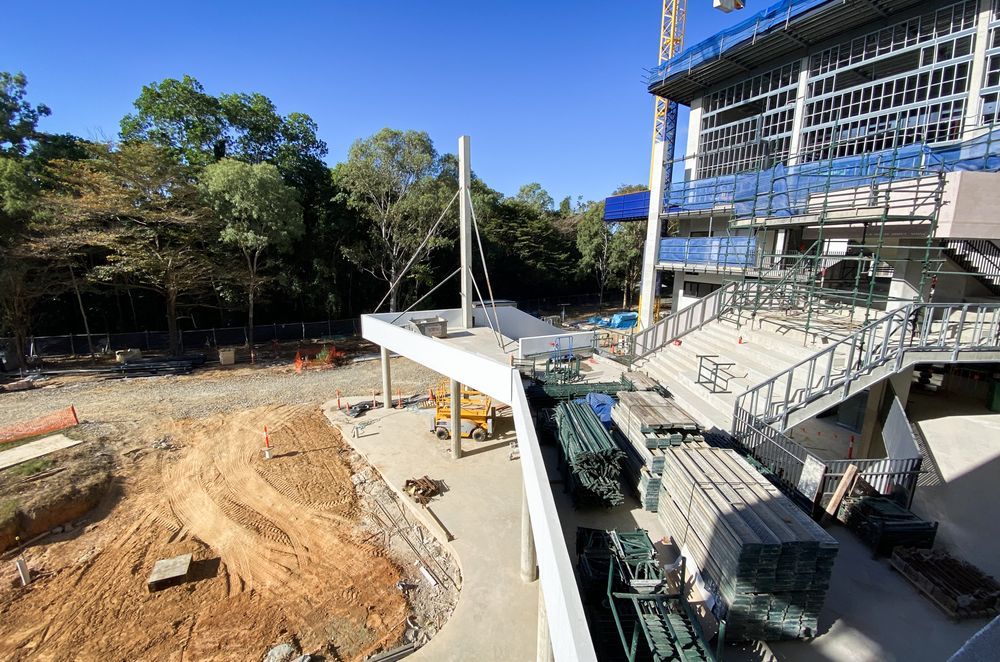 Newman College on JCU campus, work in progress.