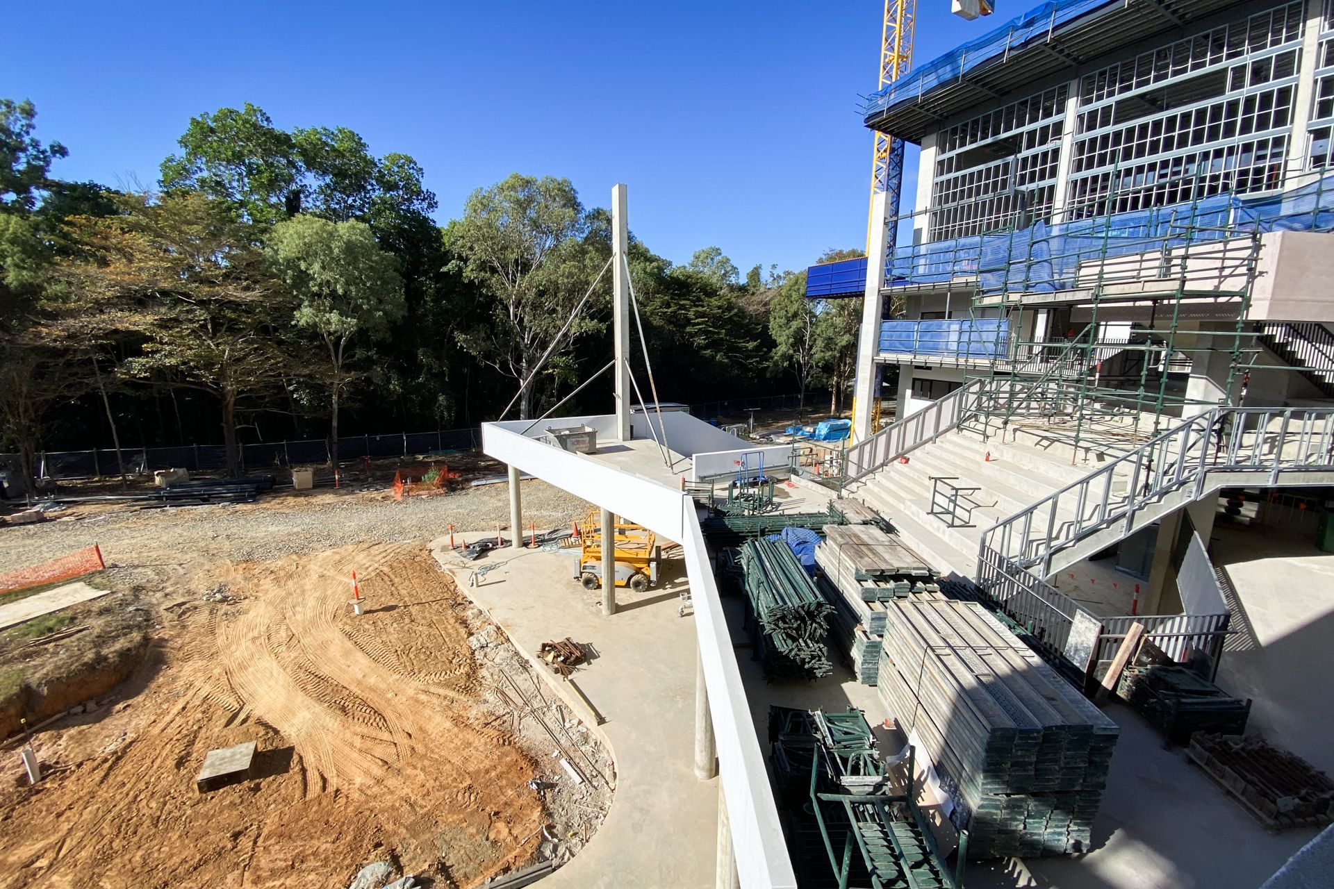 Newman College on JCU campus, work in progress.