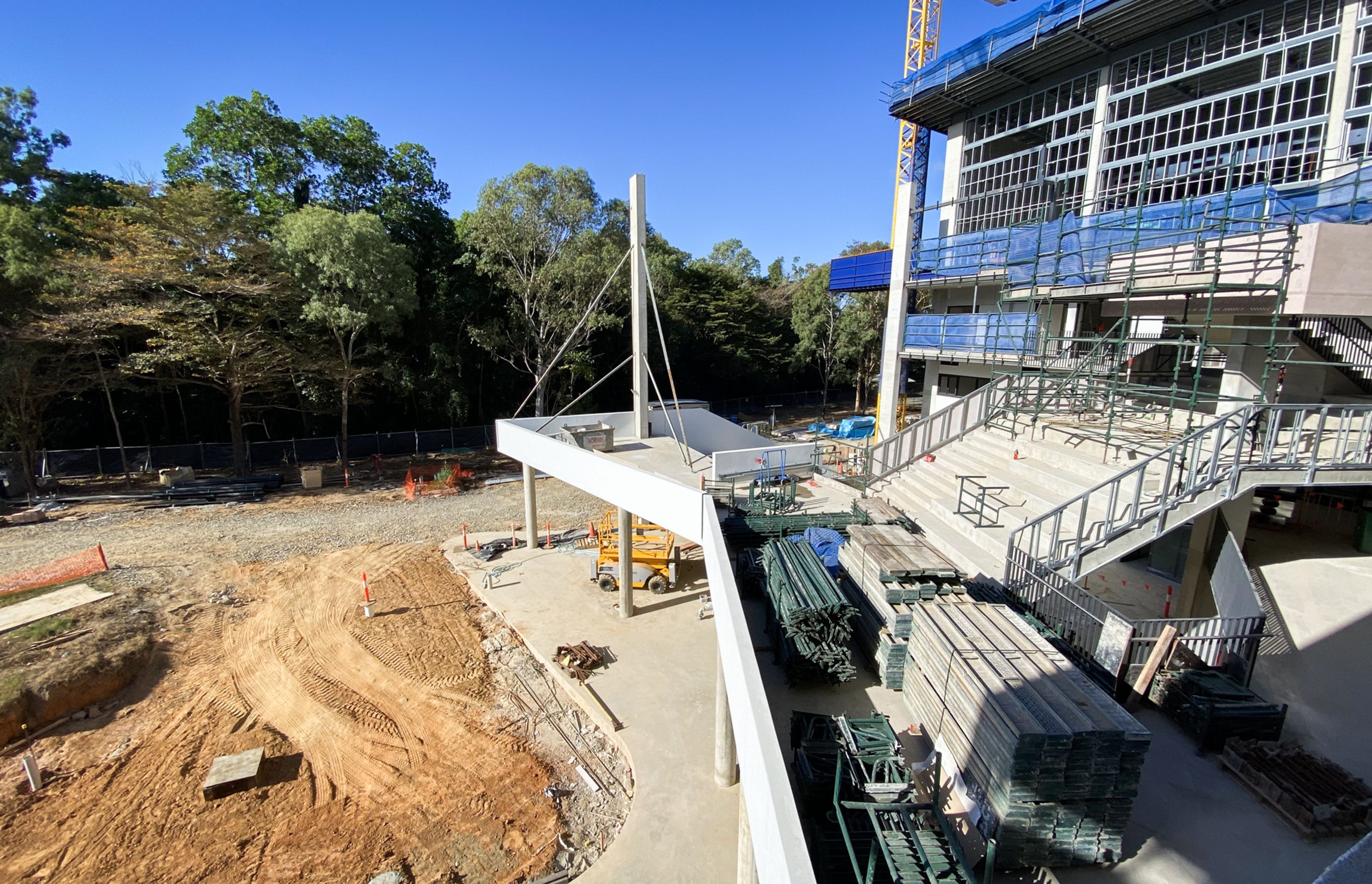 Newman College on JCU campus, work in progress.