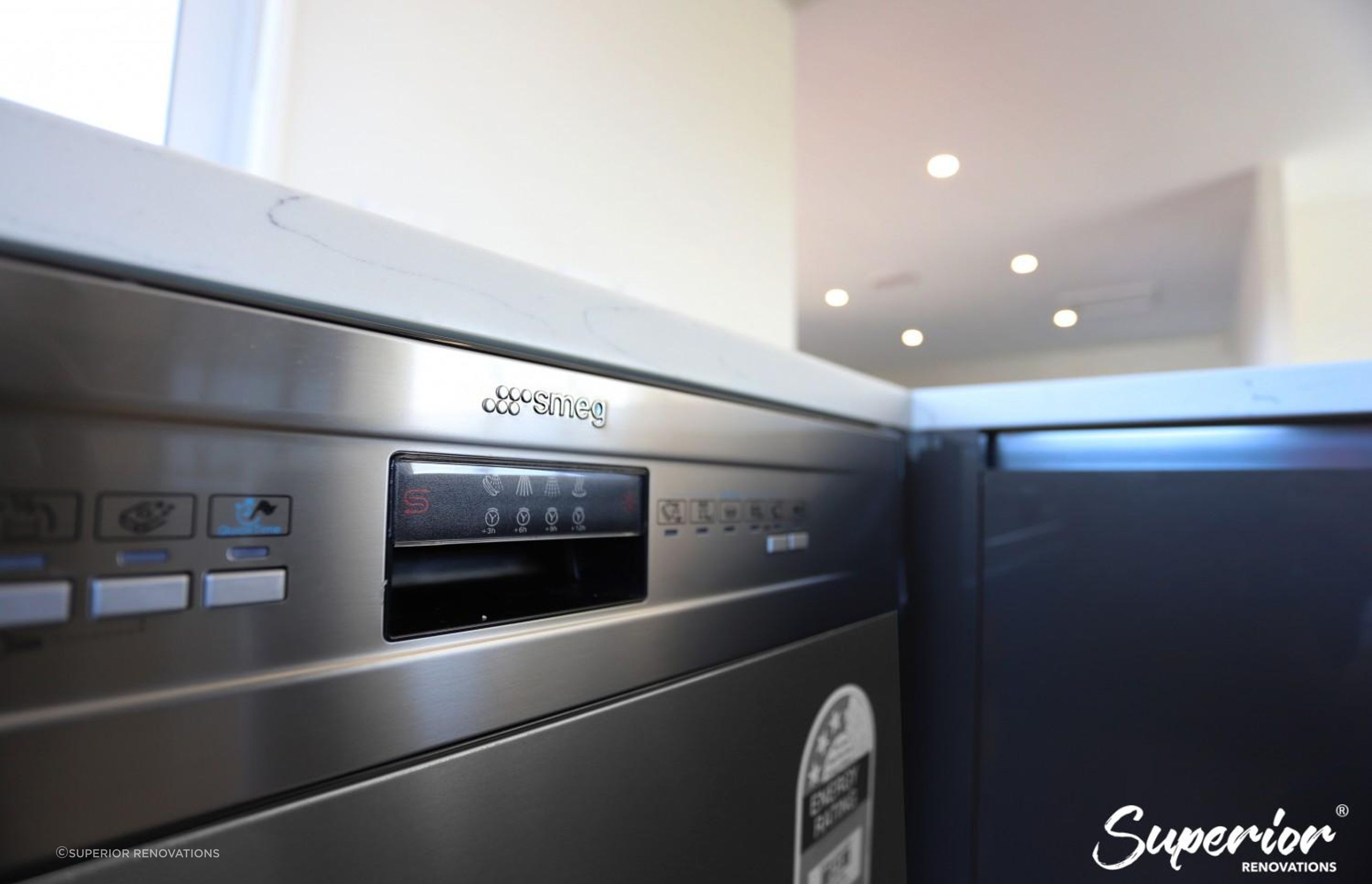 SMEG dishwasher used in a West harbour for a Mid-range kitchen renovation