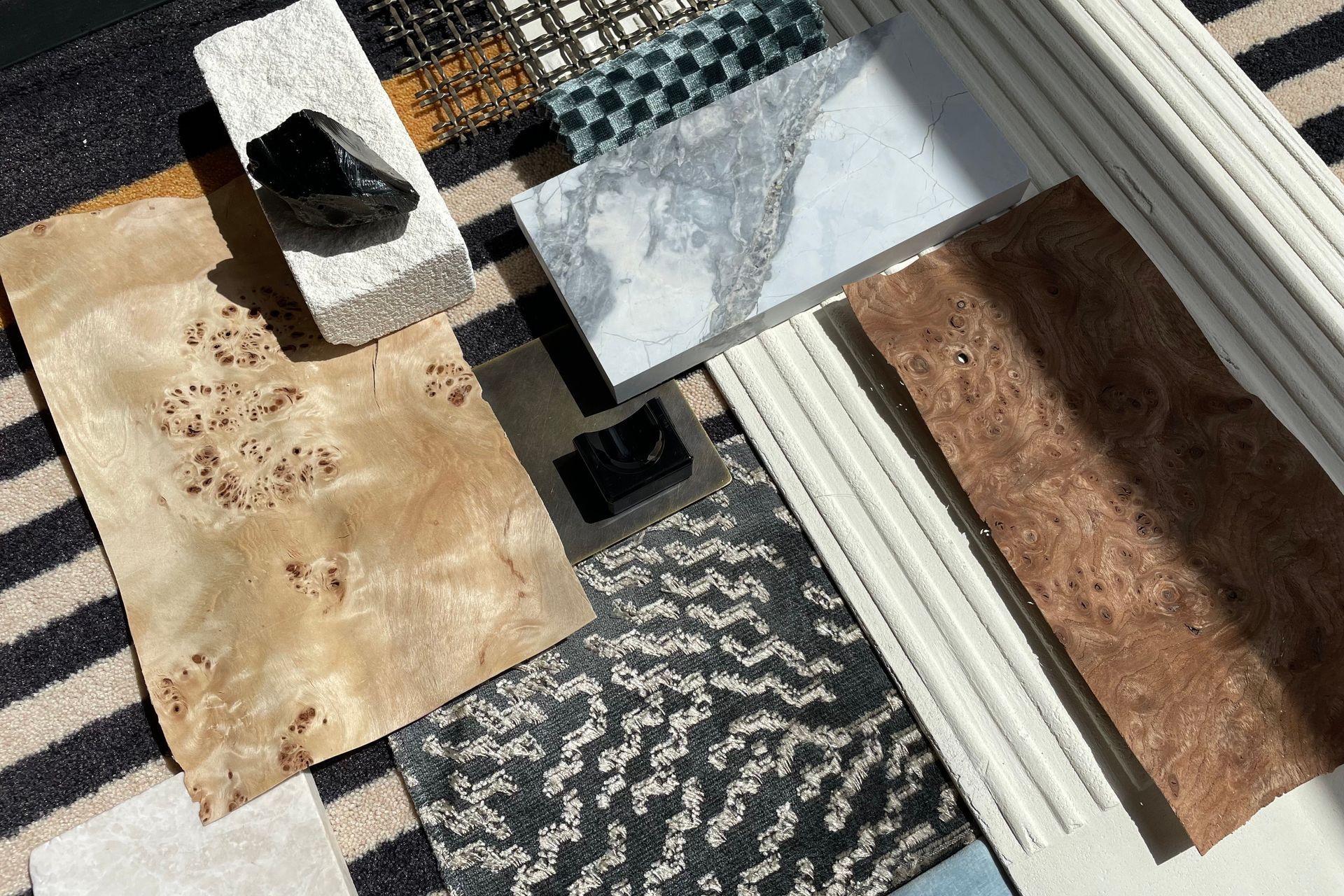 This textural and authentic board was styled by Liv Patience and Toni Brandso with an upcoming project in mind.