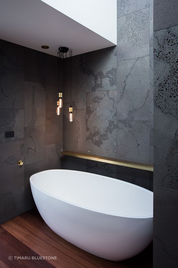 Natural stone at its dynamic best in this Pemberley home.