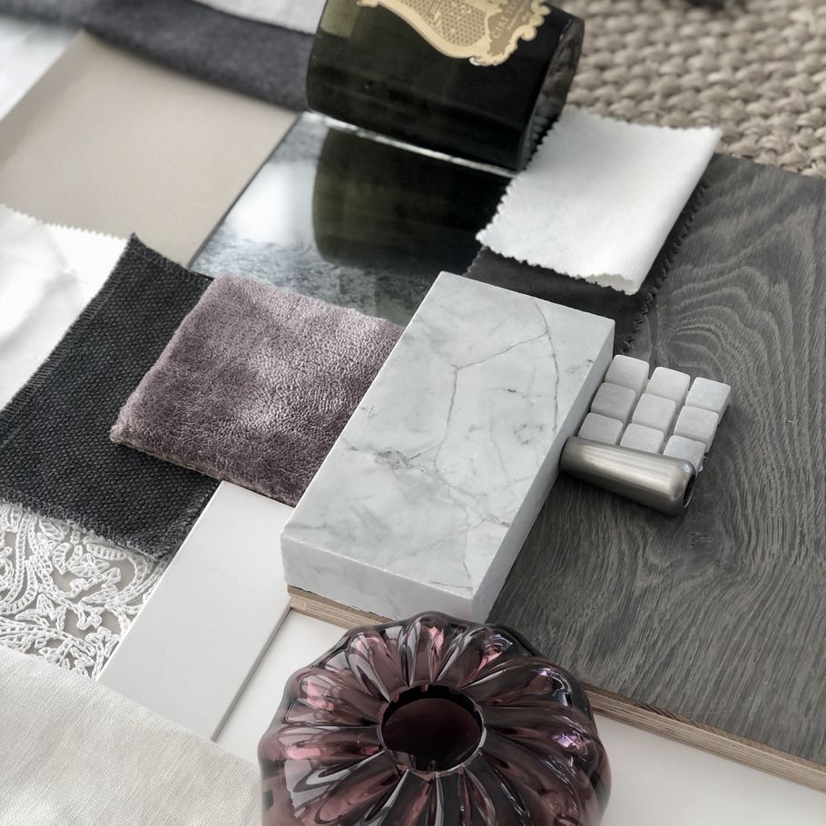 Putting together a materials board with Bridget Foley