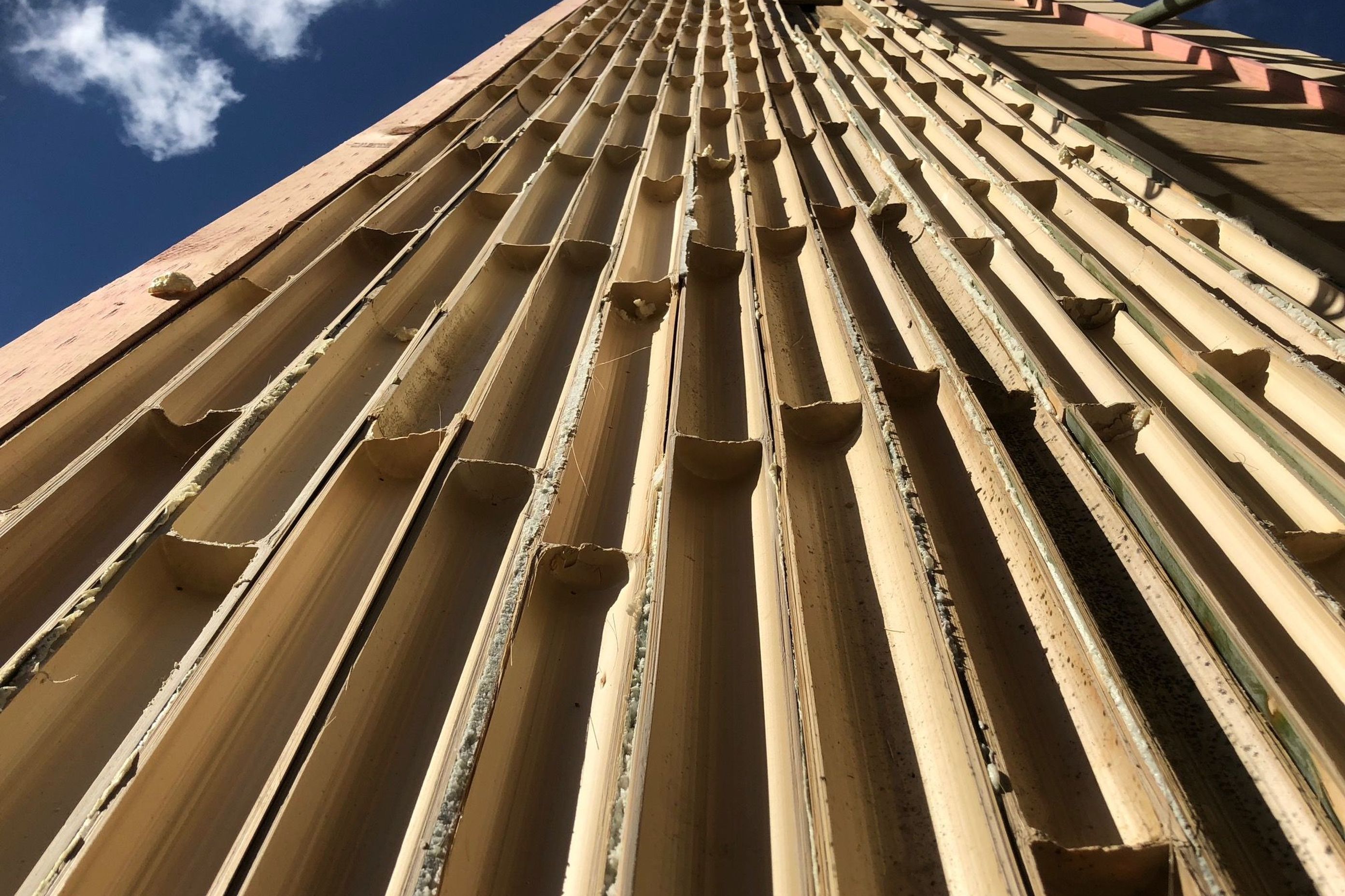 Lin House: how to build an innovative concrete wall with bamboo
