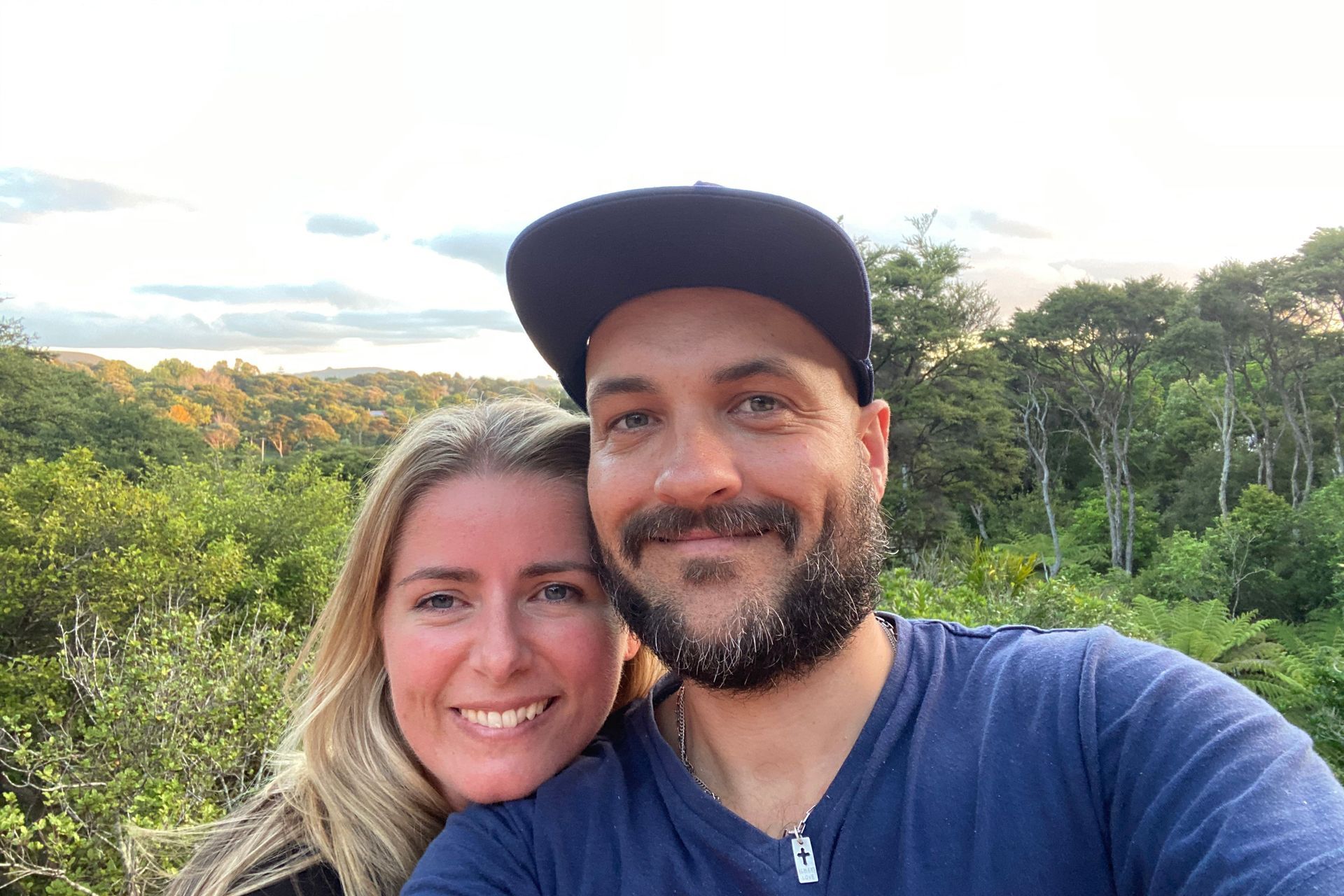 Kate and Willem before the build at their Ostend site.