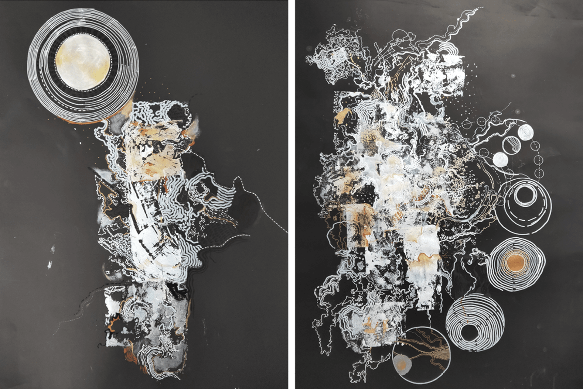 Images from Icao's thesis project Mapping the Feke, in which she re-imagined the mapping of her ancestral land and investigated how mapping has been shaped by cultural perspectives.