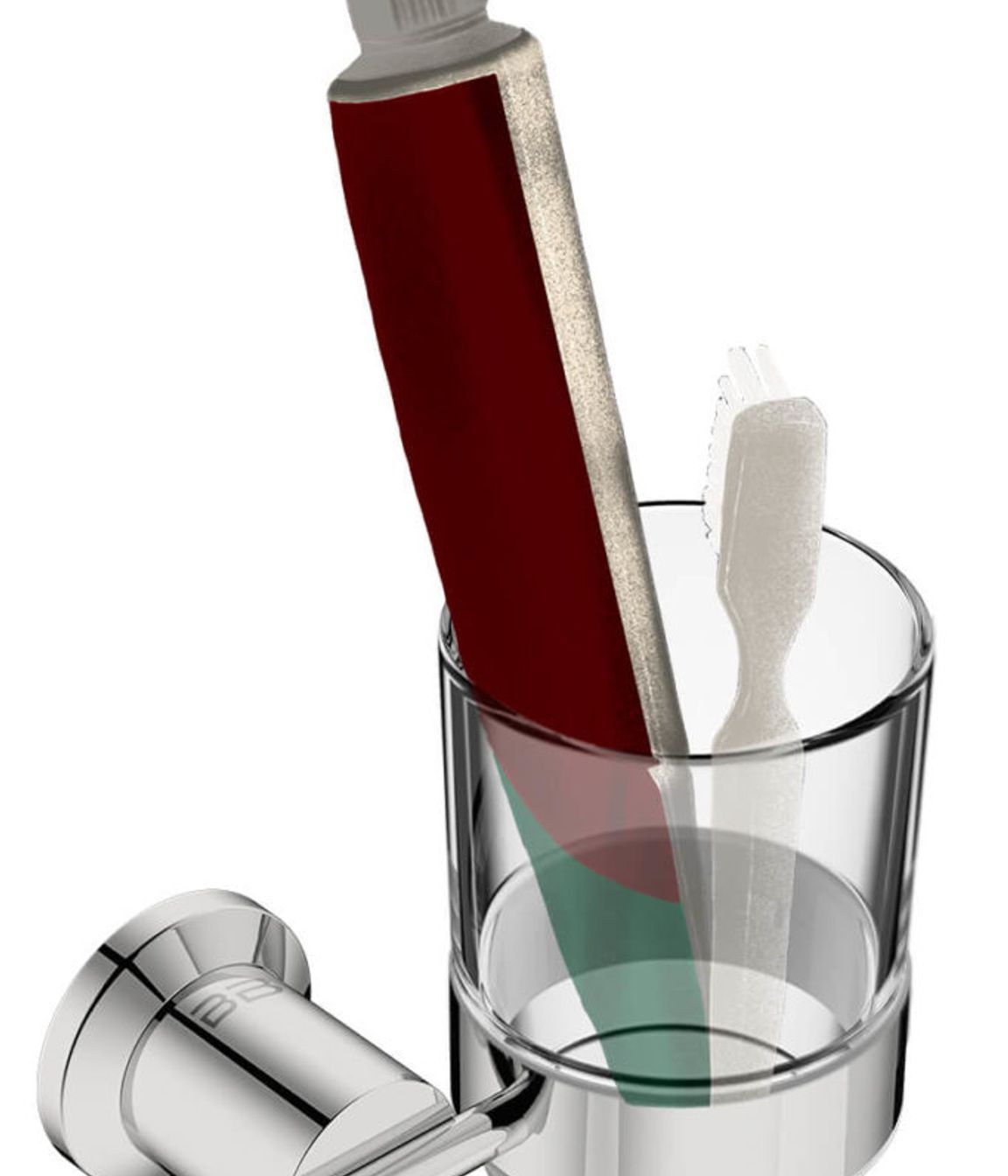 Glass Tumbler &amp; Holder (5832)